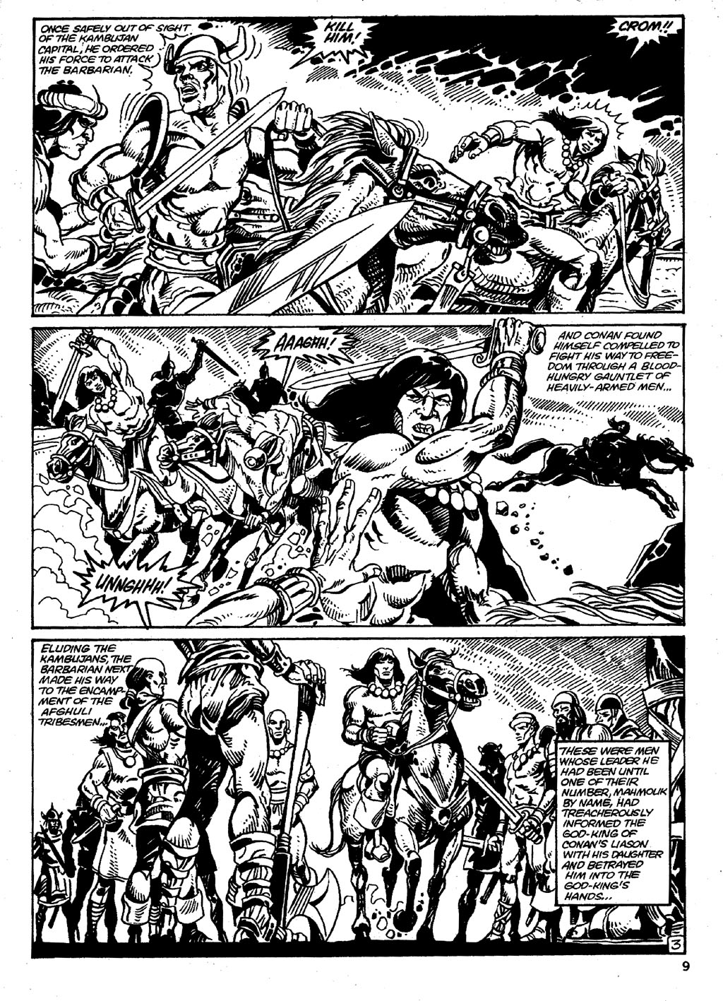 Read online The Savage Sword Of Conan comic -  Issue #86 - 9