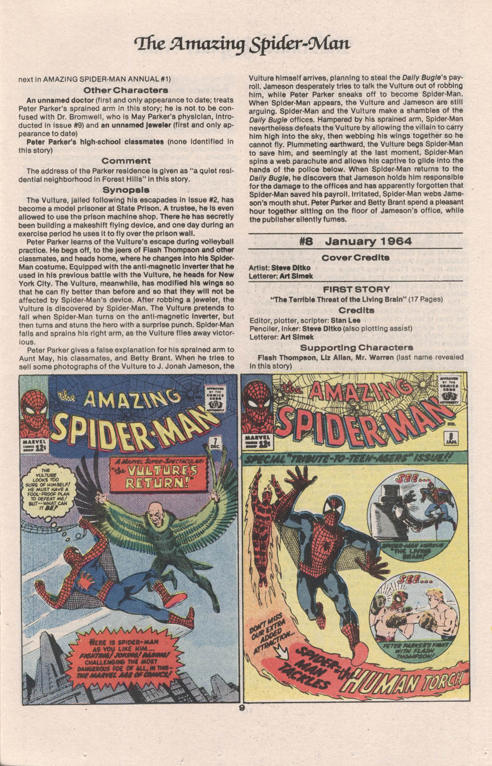 Read online The Official Marvel Index to The Amazing Spider-Man comic -  Issue #1 - 11