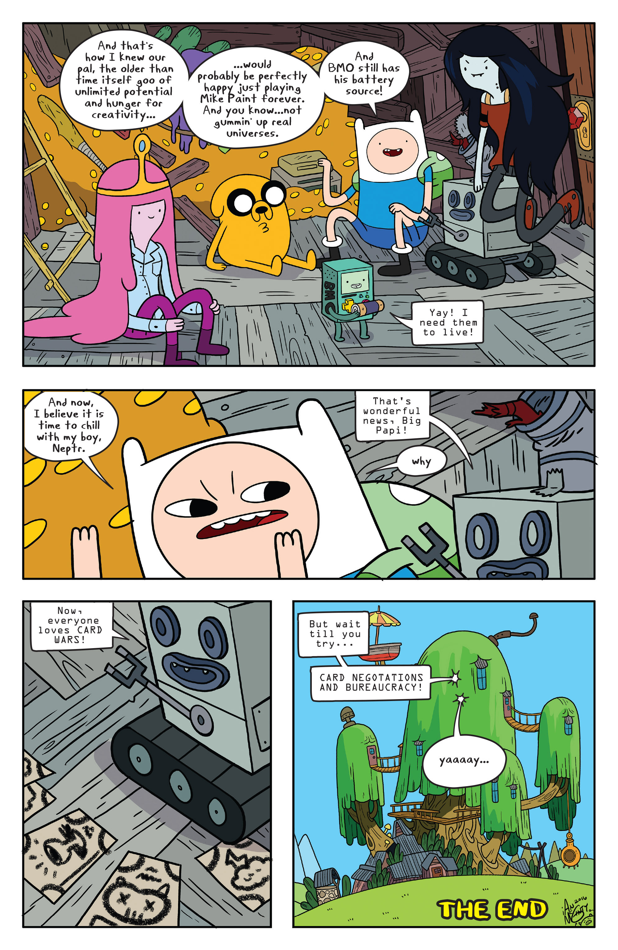 Read online Adventure Time comic -  Issue #57 - 24