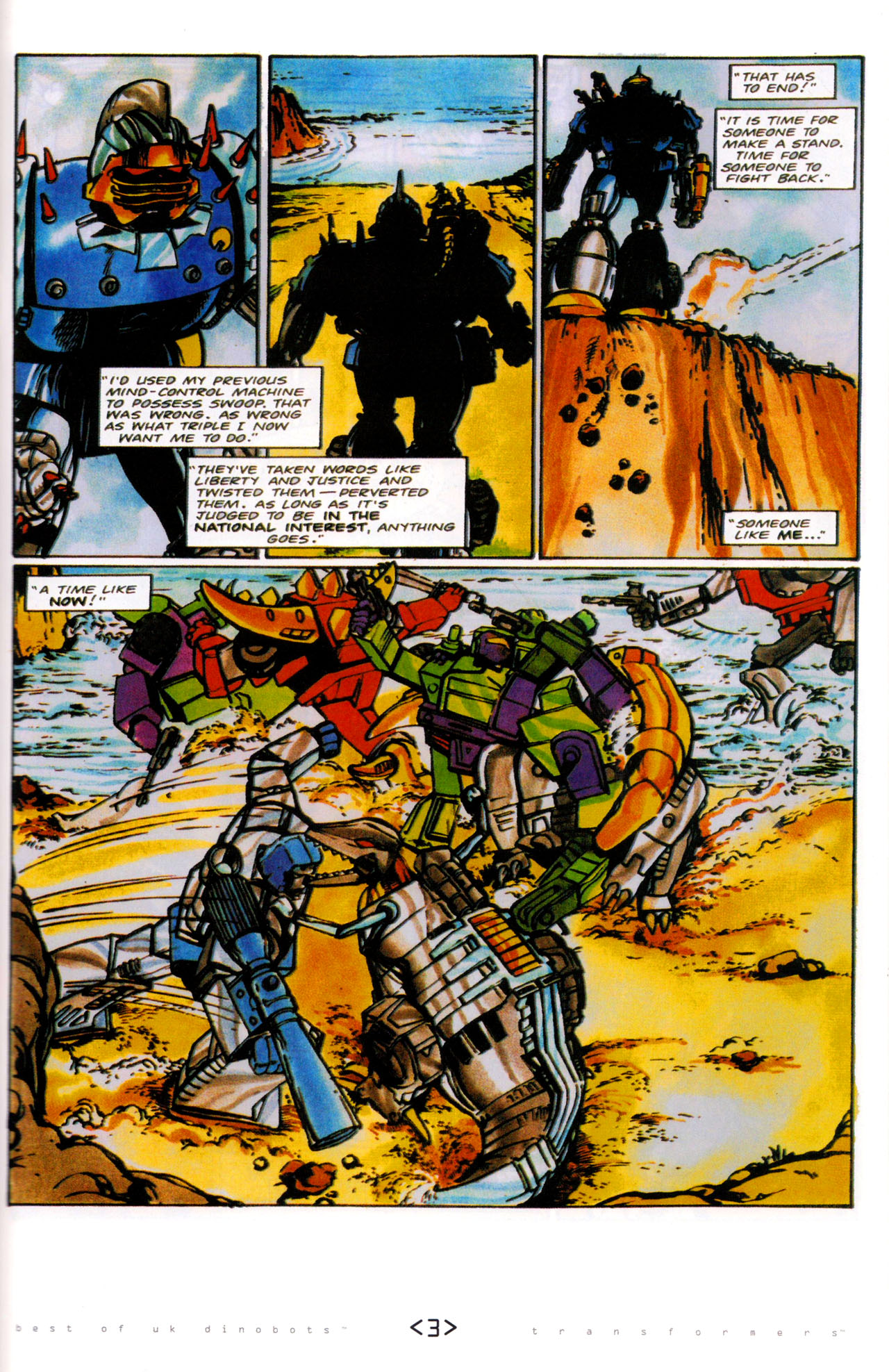 Read online The Transformers: Best of UK: Dinobots comic -  Issue #6 - 6