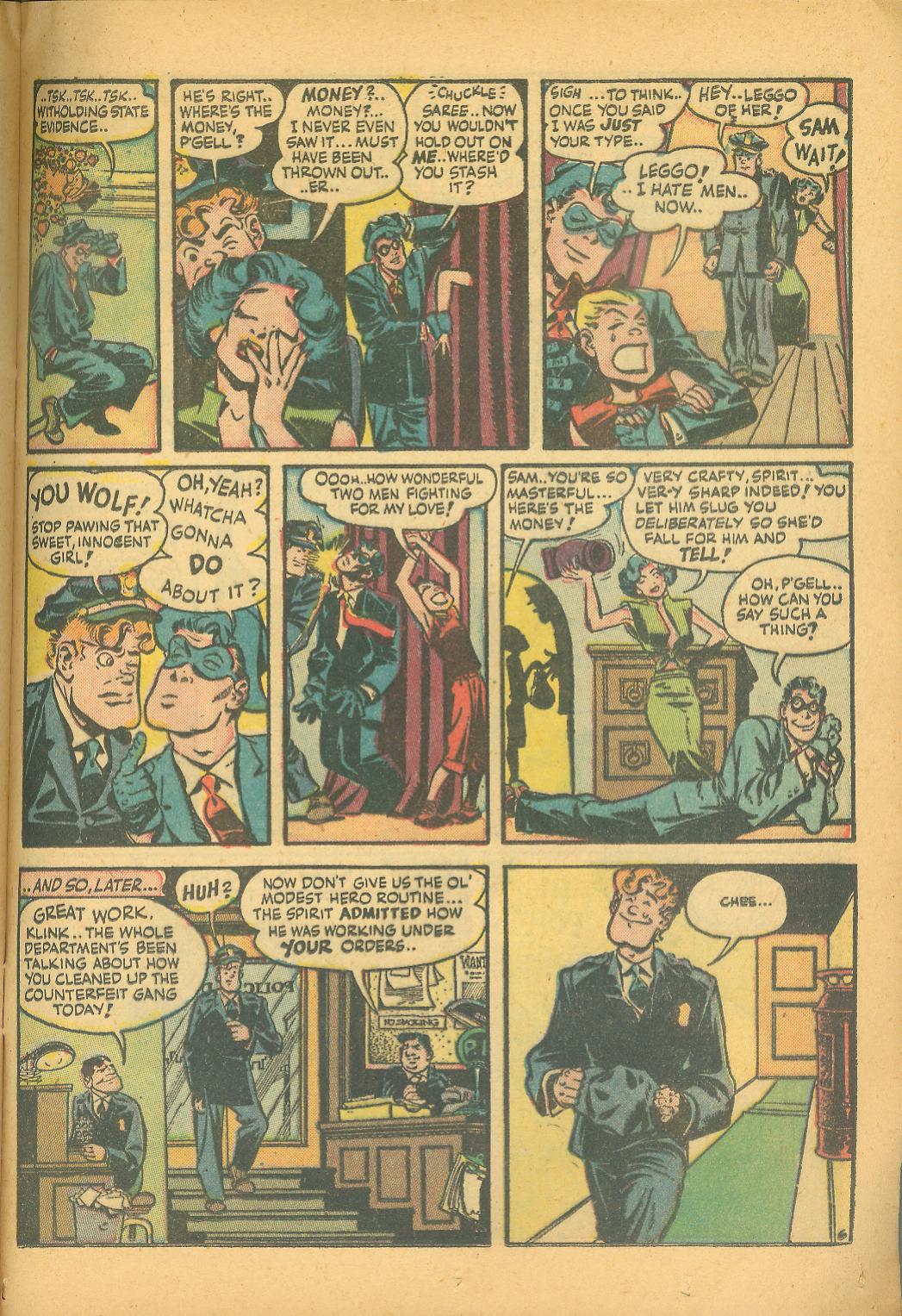 Read online The Spirit (1952) comic -  Issue #5 - 25