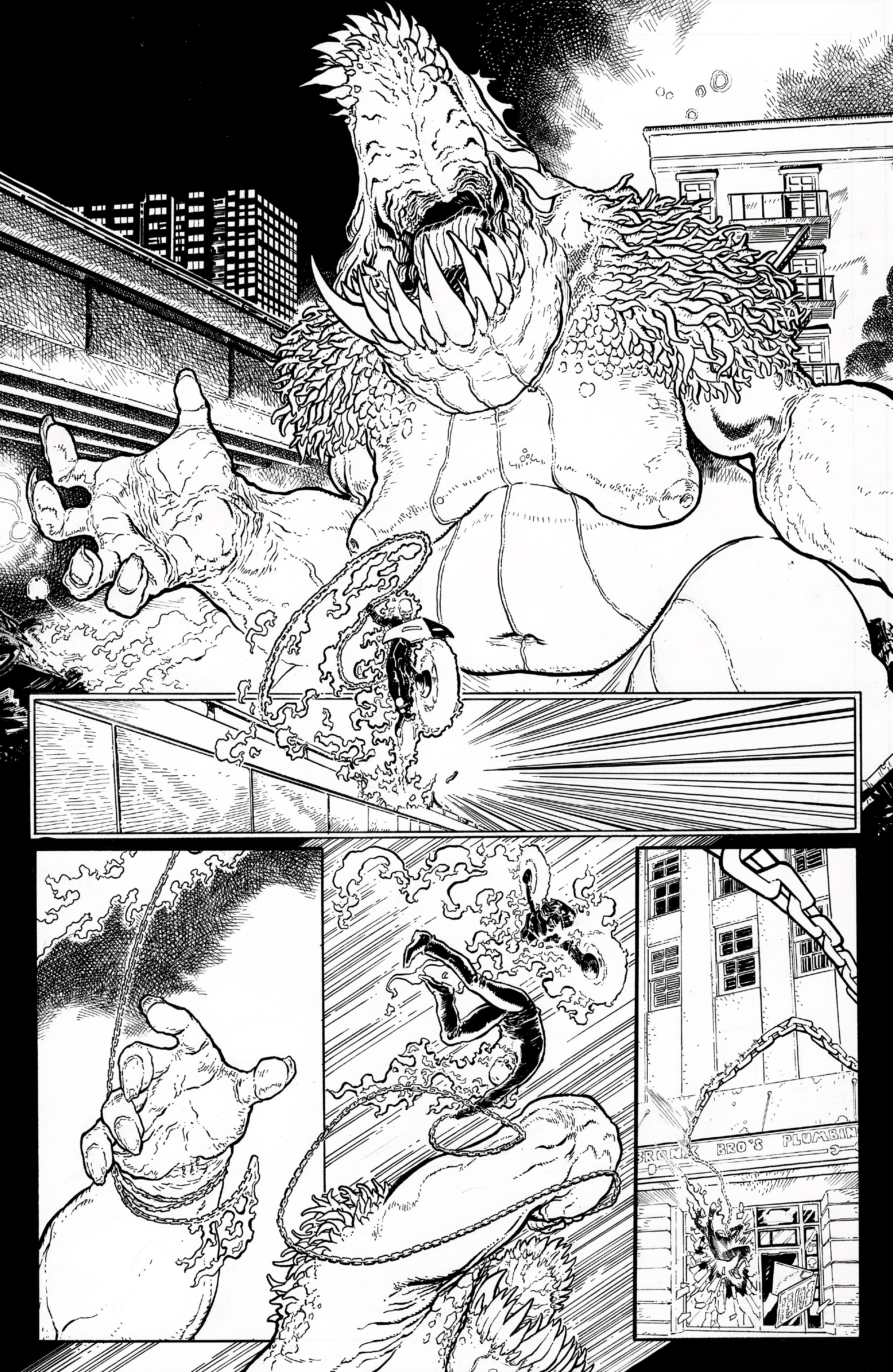 Read online Ghost Rider (2019) comic -  Issue # _Director's Cut - 105