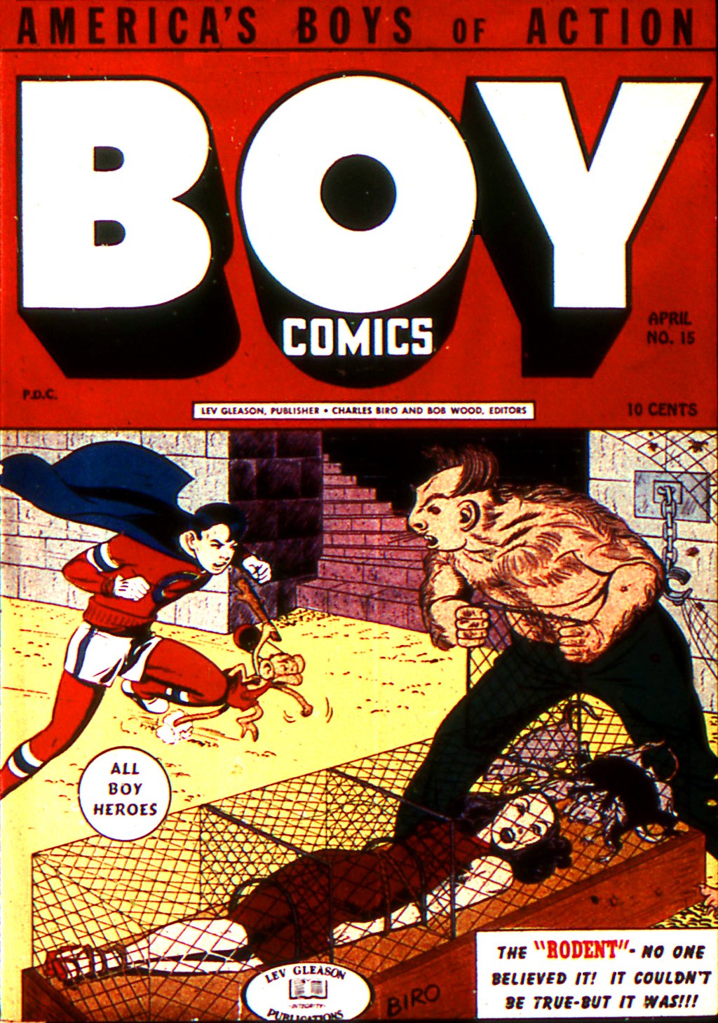 Read online Boy Comics comic -  Issue #15 - 1