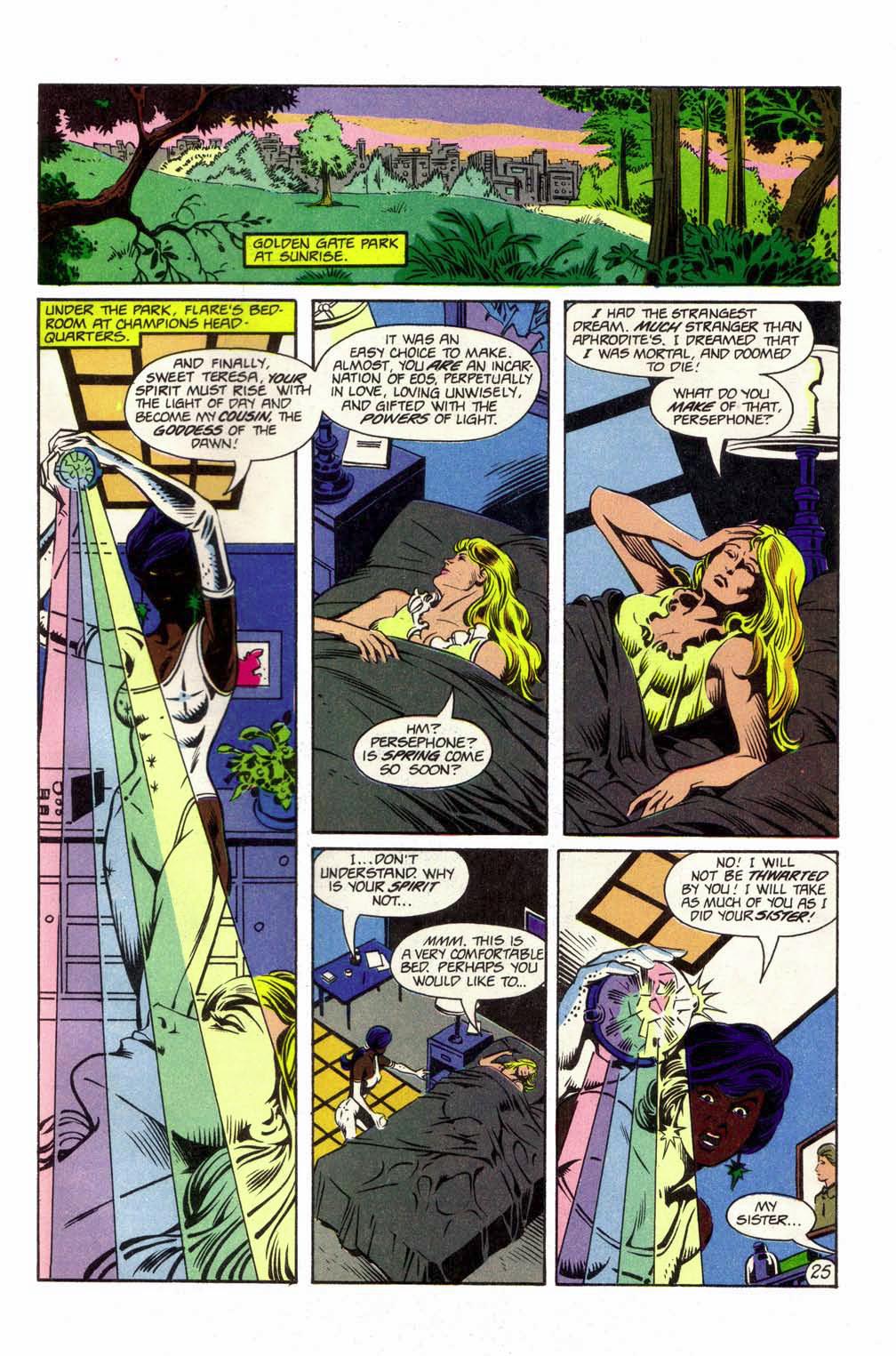 Read online Champions (1987) comic -  Issue #10 - 27