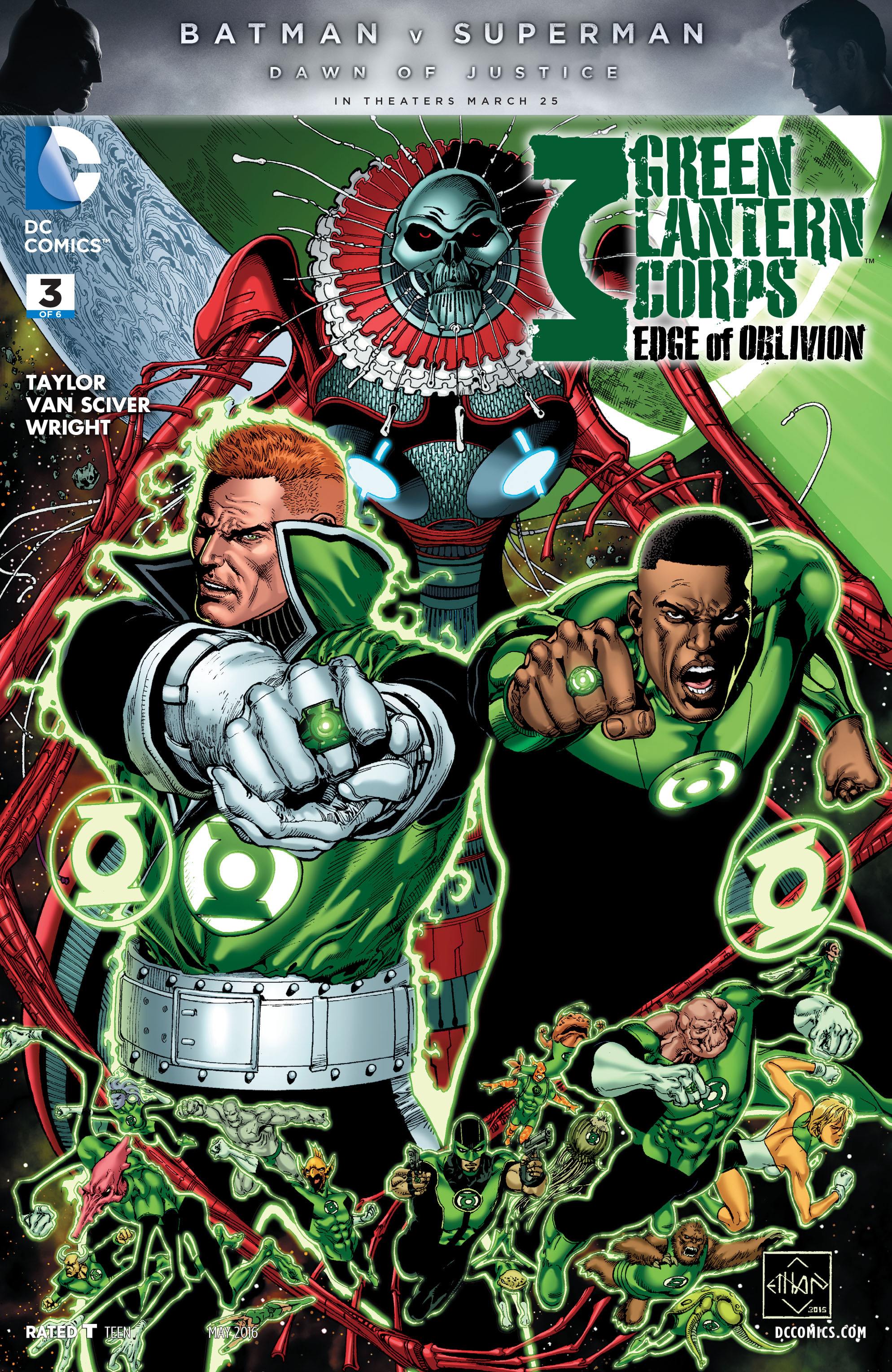 Read online Green Lantern Corps: Edge of Oblivion comic -  Issue #3 - 1