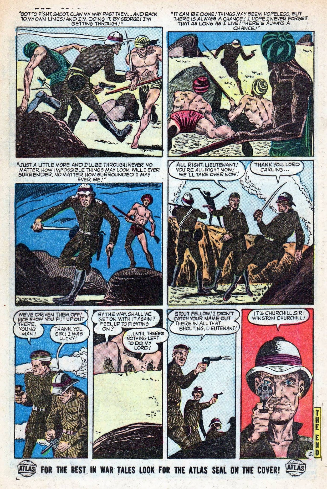 Read online War Comics comic -  Issue #36 - 24