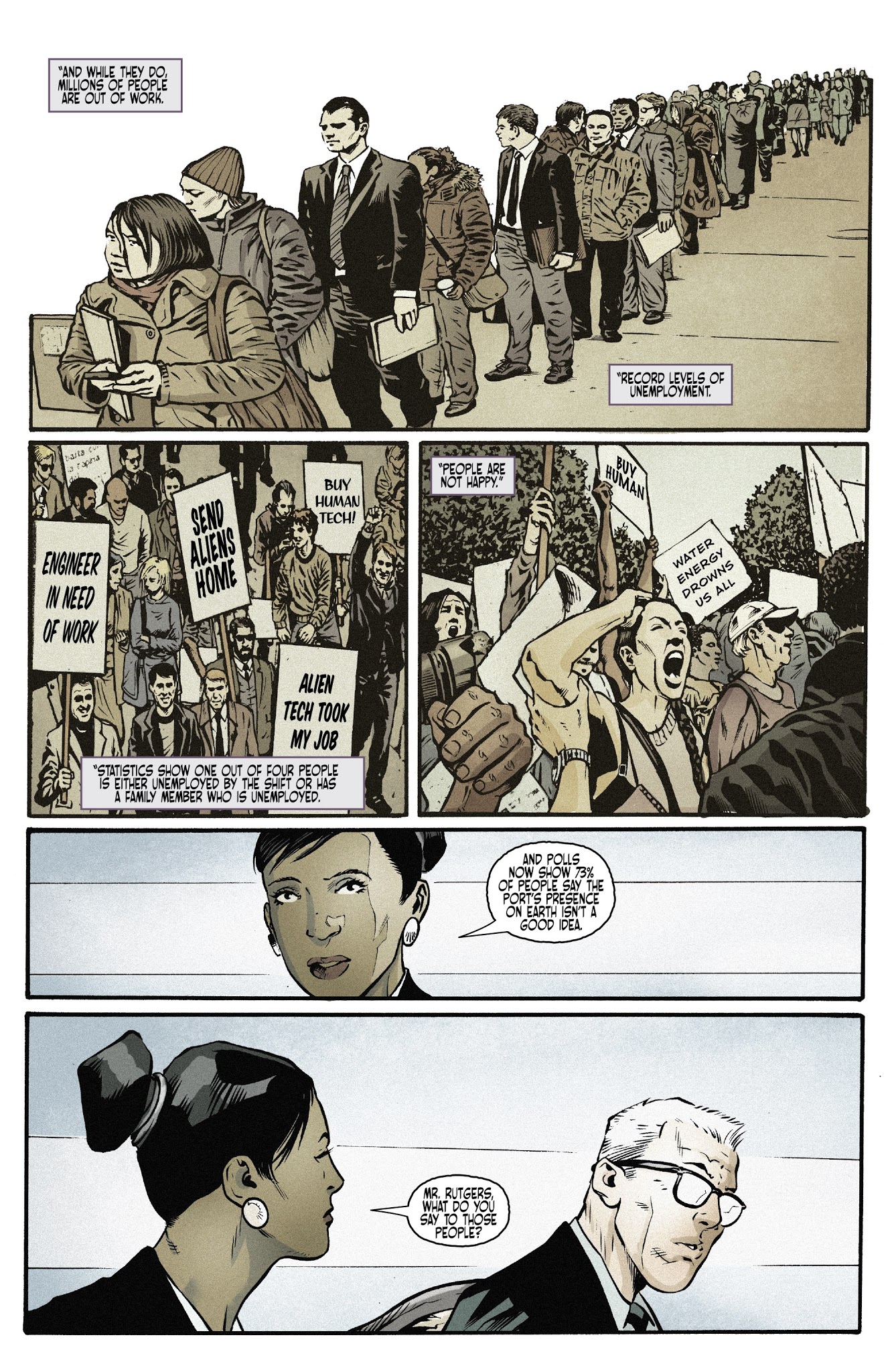 Read online Port of Earth comic -  Issue #3 - 7