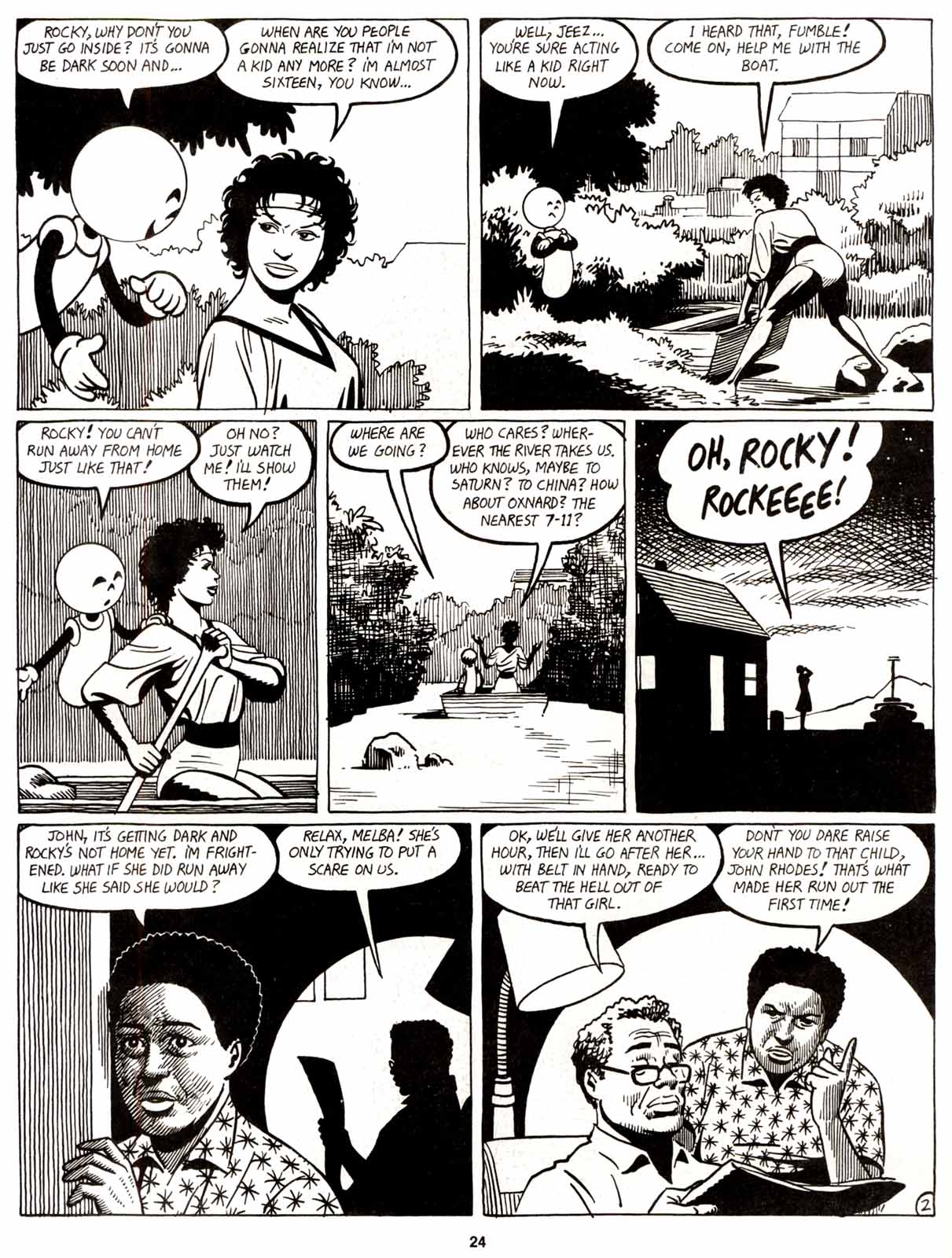 Read online Love and Rockets (1982) comic -  Issue #9 - 26