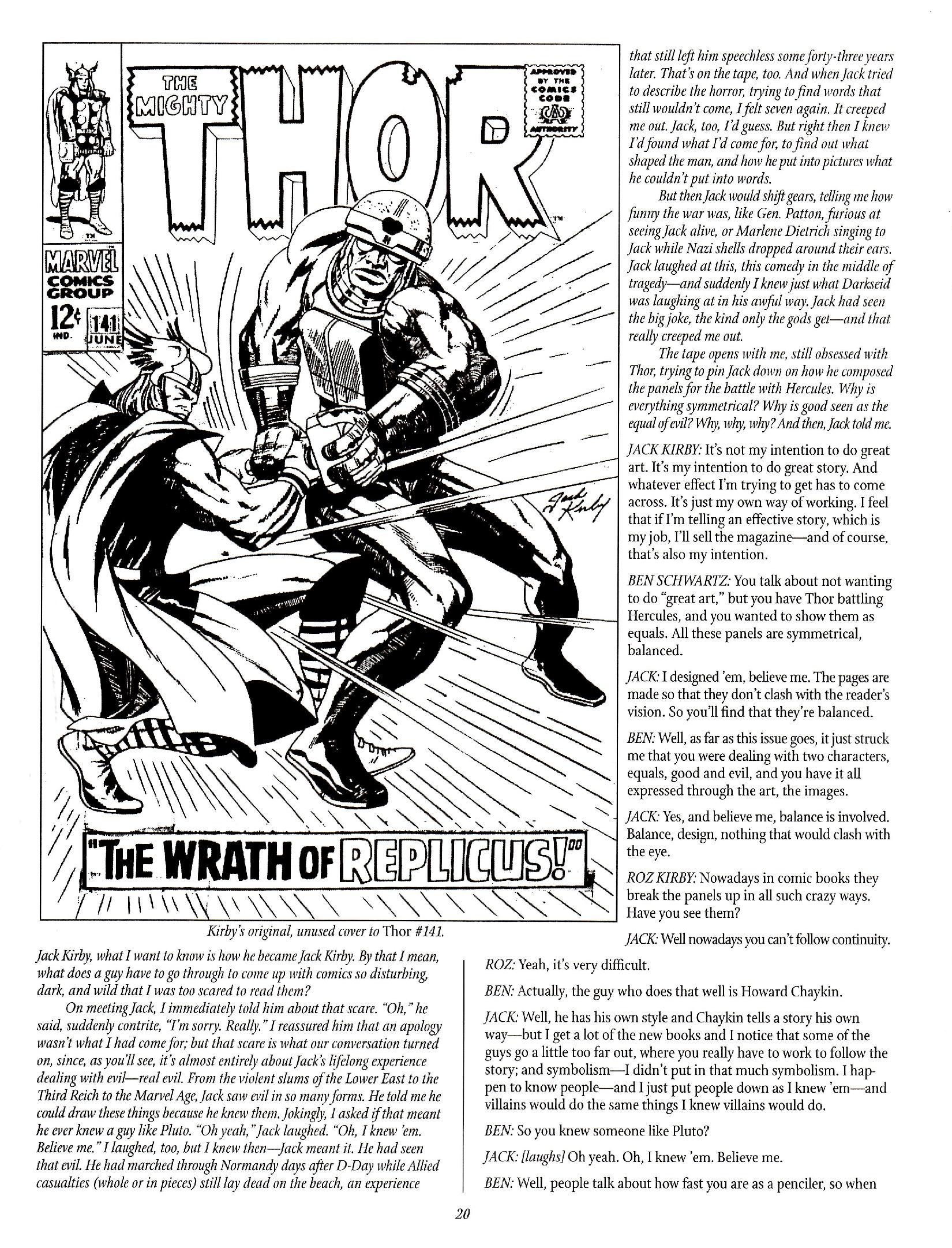 Read online The Jack Kirby Collector comic -  Issue #23 - 19