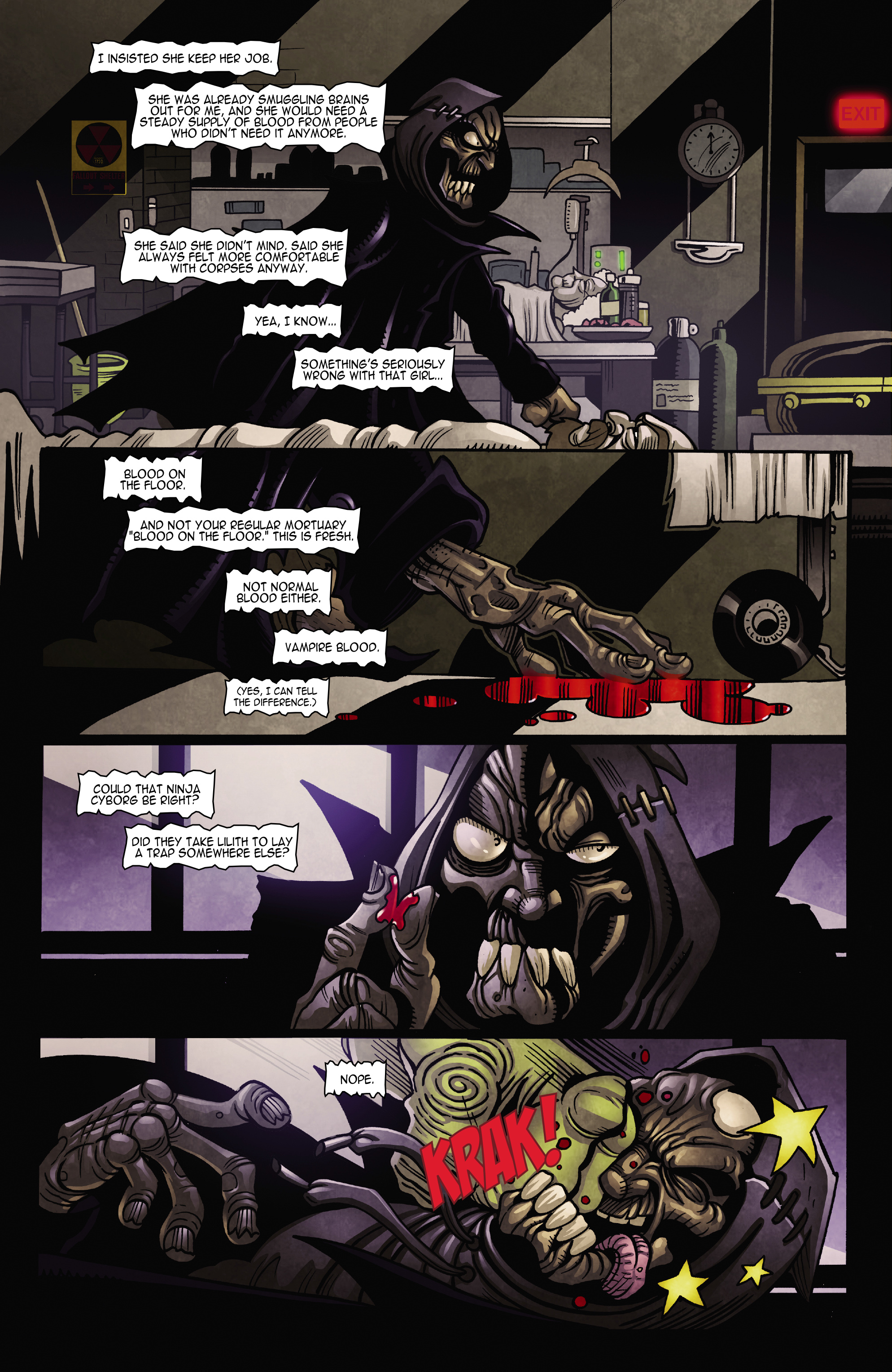 Read online The Living Corpse: Exhumed comic -  Issue #4 - 16