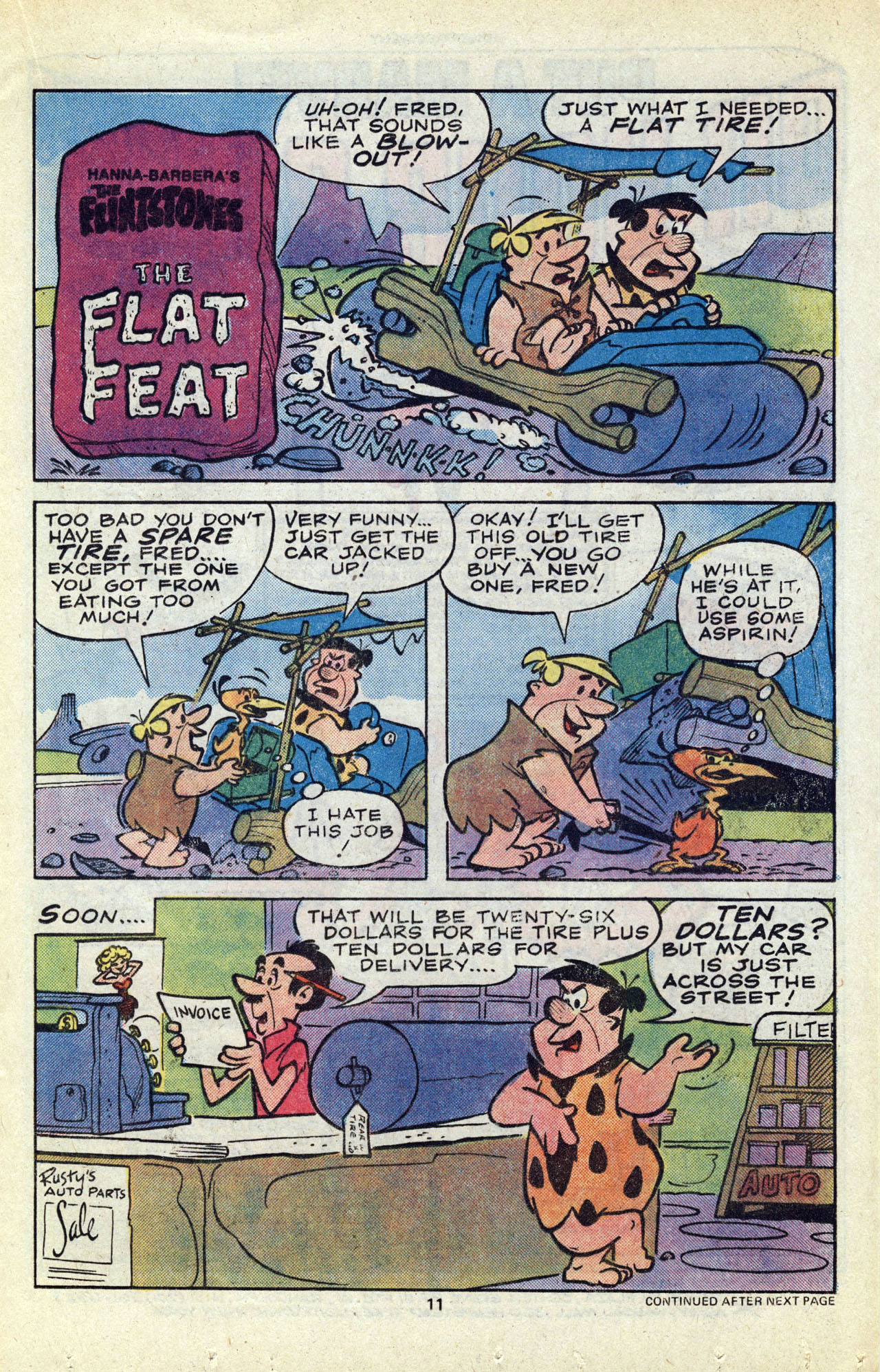 Read online The Flintstones (1977) comic -  Issue #6 - 13