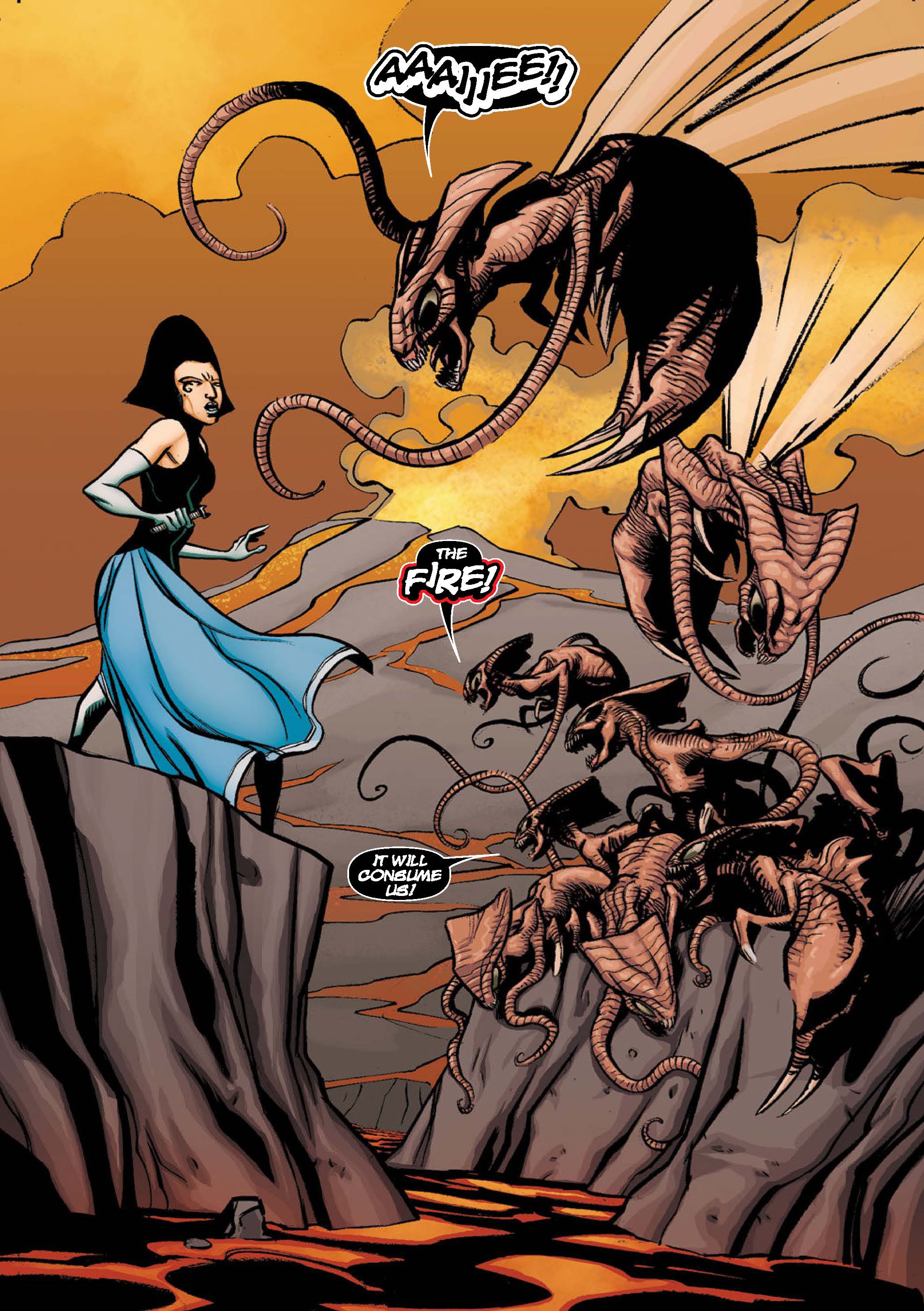 Read online War of Kings: Warriors - Lilandra comic -  Issue #2 - 6
