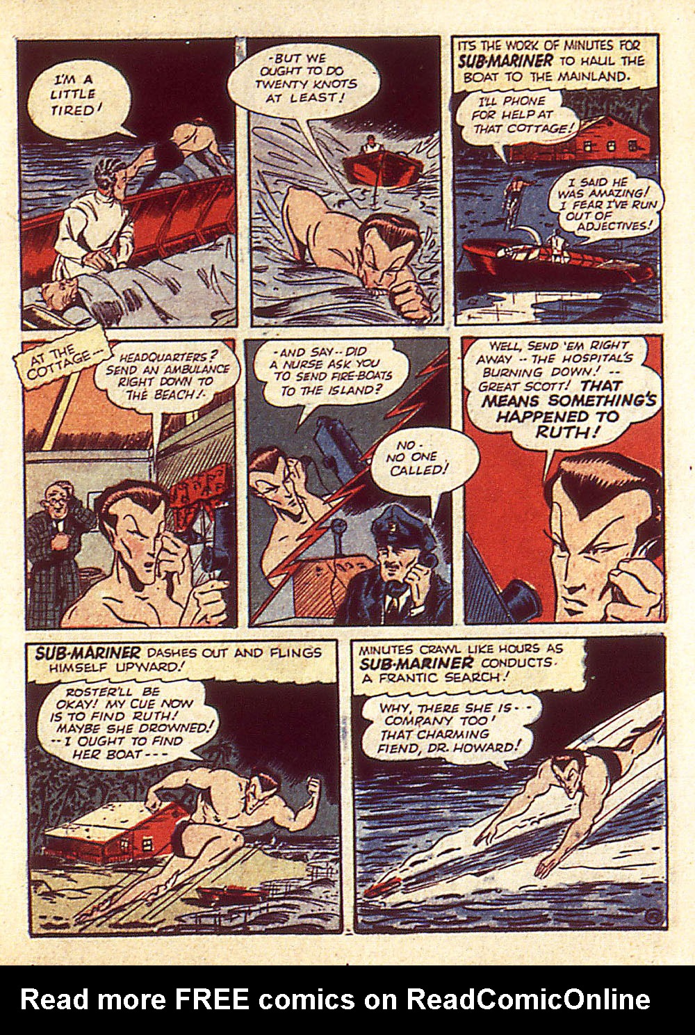 Read online Sub-Mariner Comics comic -  Issue #4 - 22