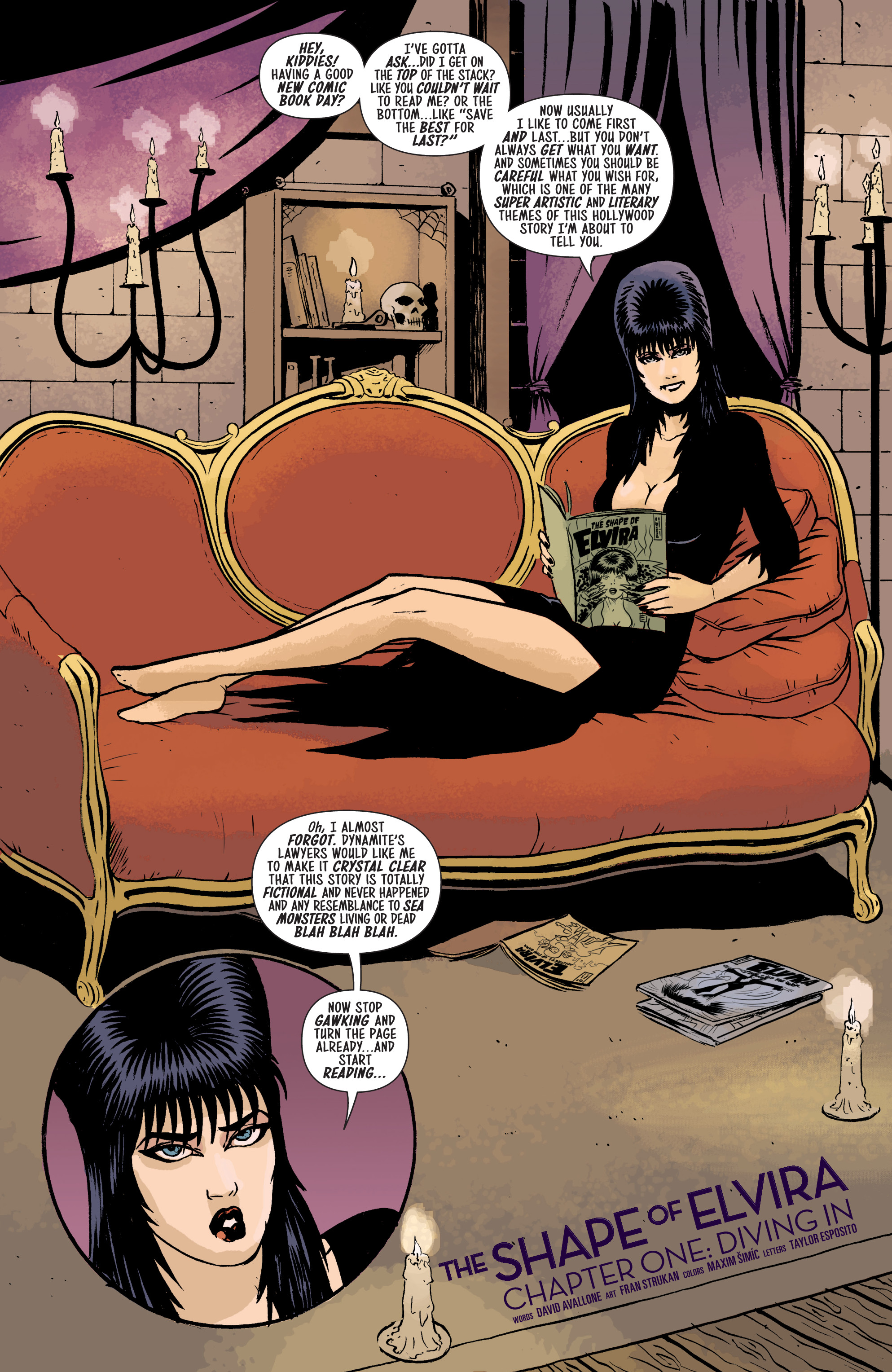 Read online Elvira: The Shape of Elvira comic -  Issue #1 - 7