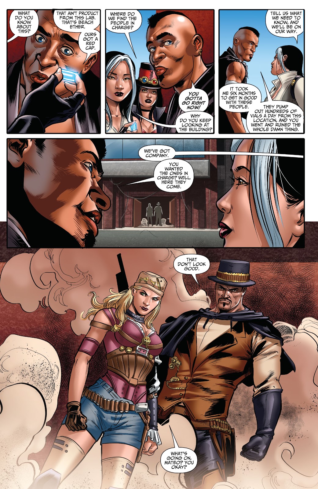 Van Helsing: Steampunk issue Full - Page 12