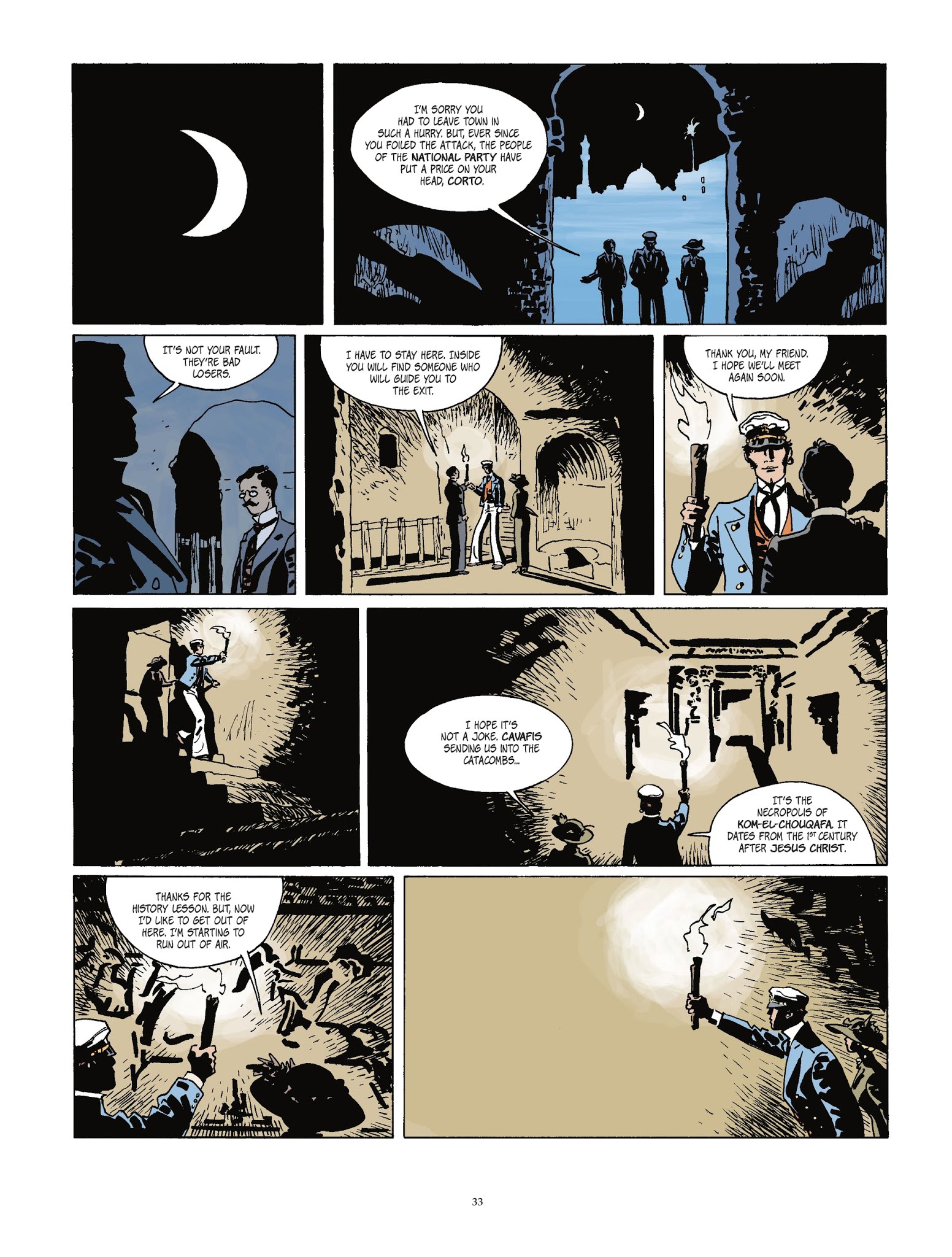 Read online Corto Maltese [GER] comic -  Issue #16 - 33