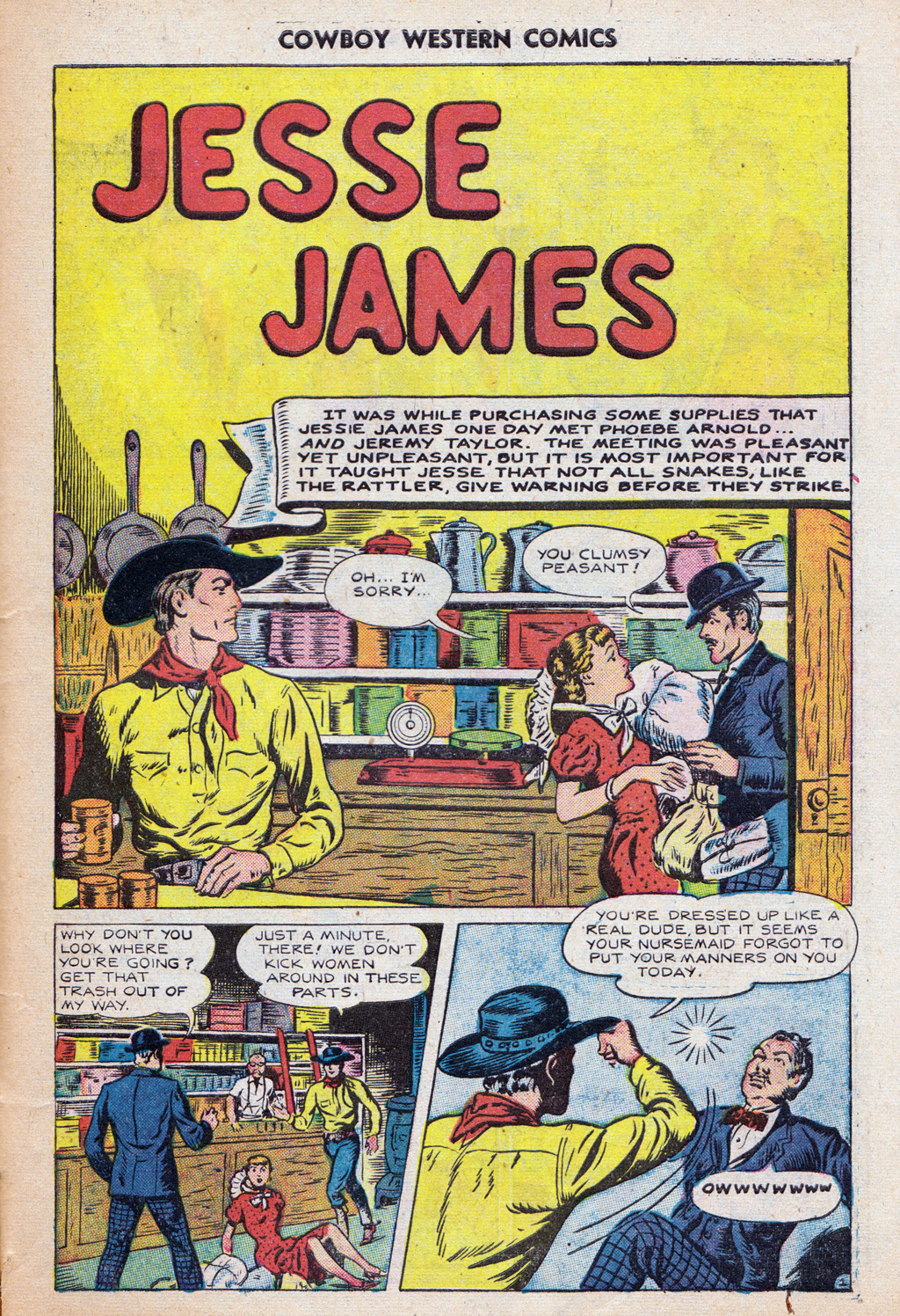 Read online Cowboy Western Comics (1948) comic -  Issue #24 - 31