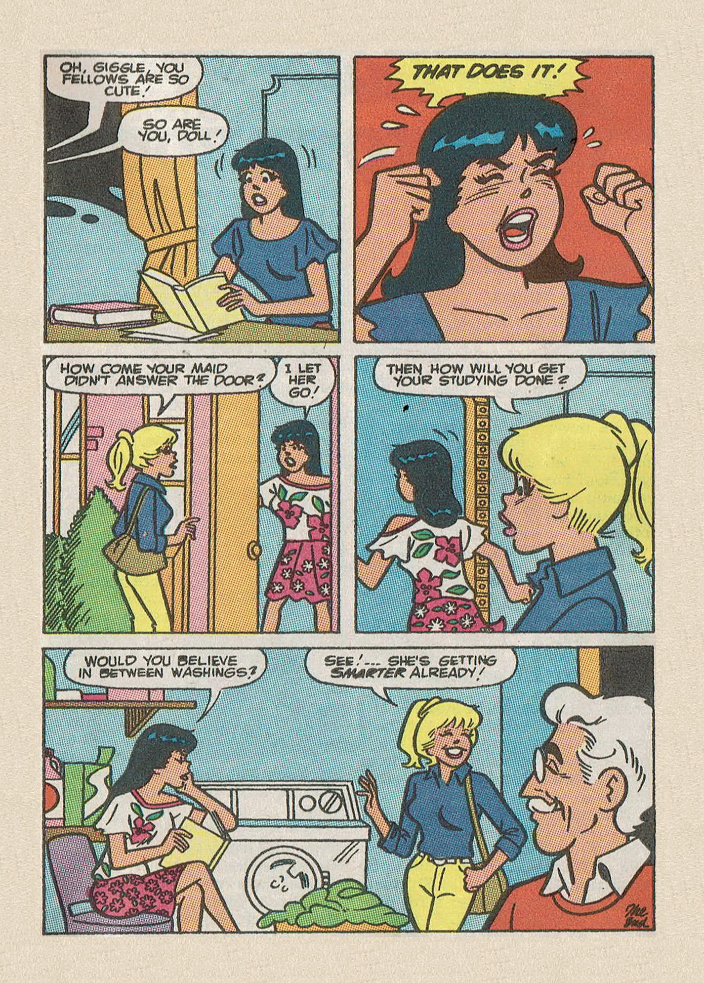 Read online Betty and Veronica Digest Magazine comic -  Issue #43 - 107
