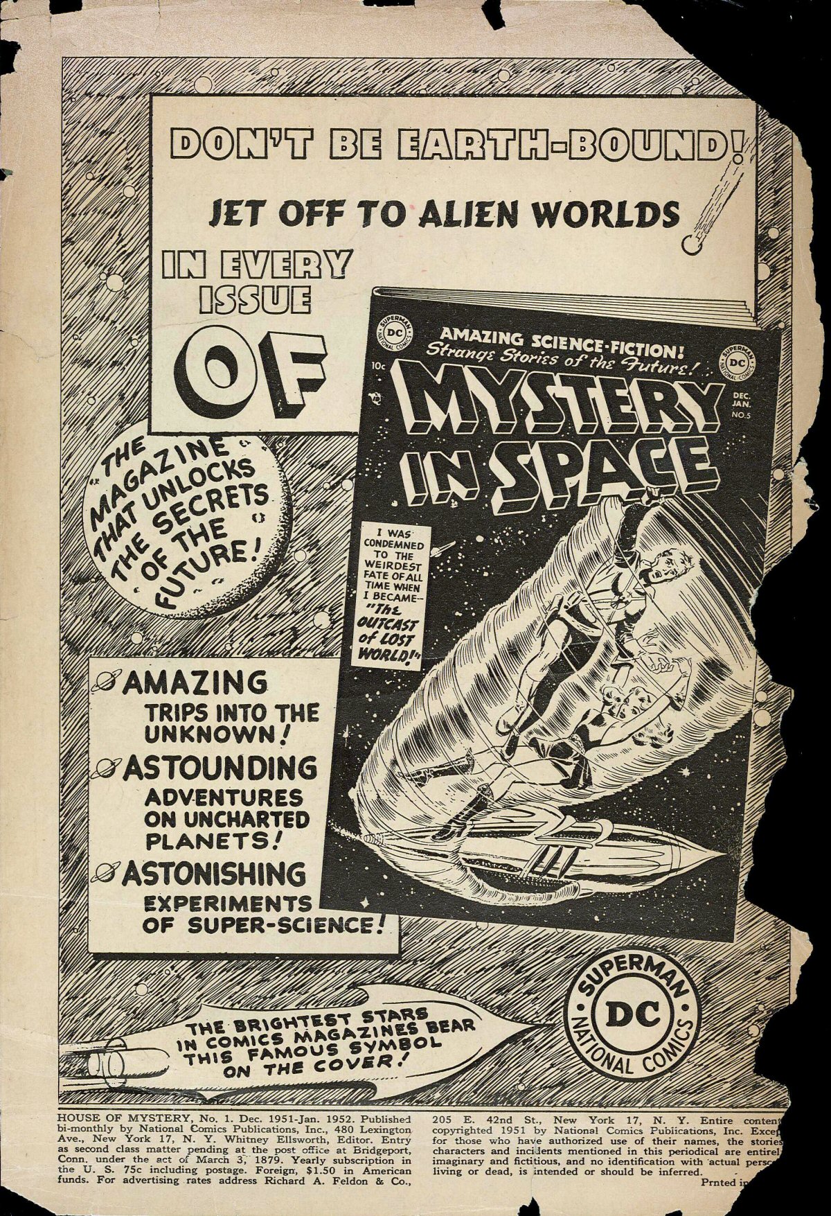 Read online House of Mystery (1951) comic -  Issue #1 - 3