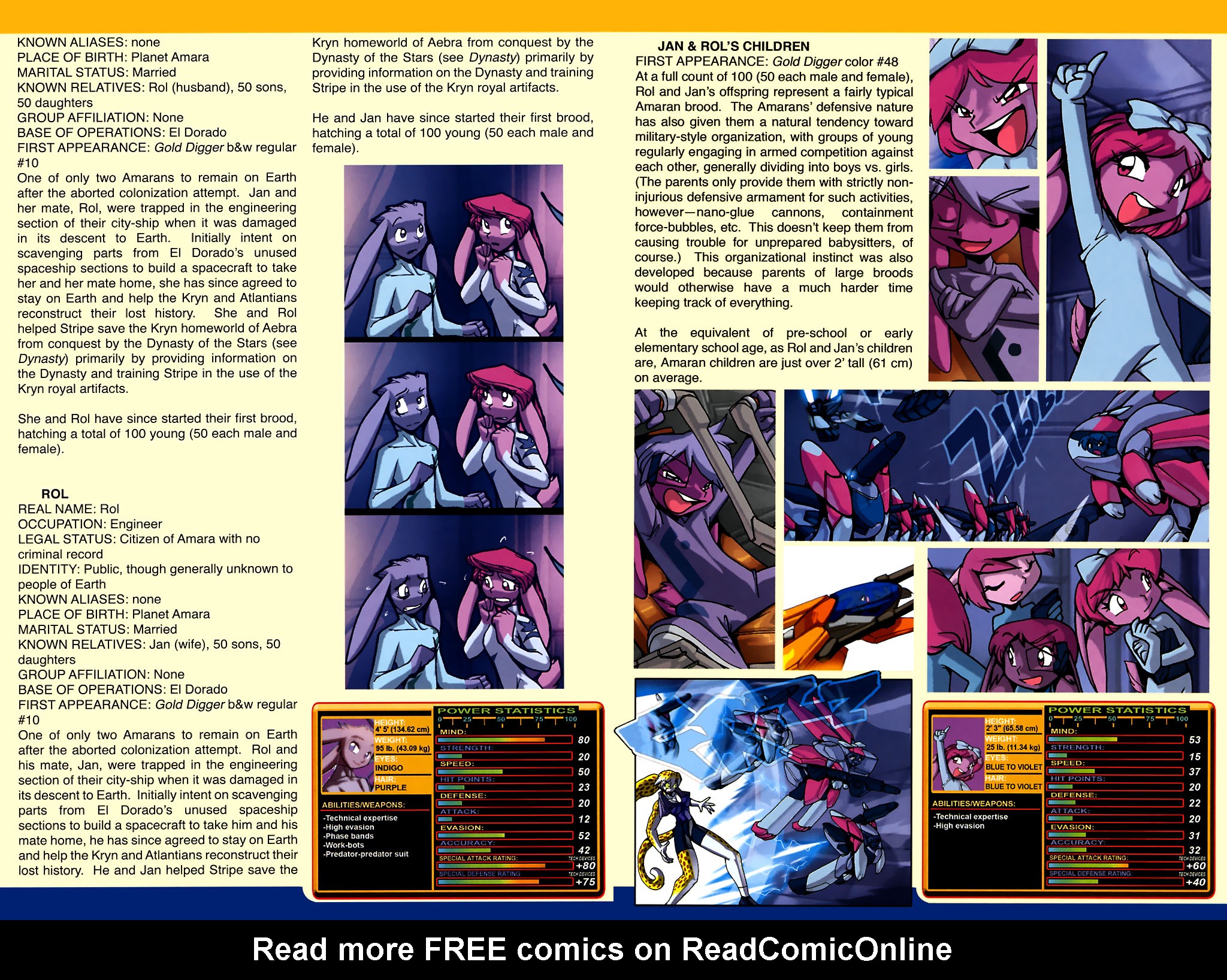 Read online Gold Digger Sourcebook: The Official Handbook of the GD Universe comic -  Issue #1 - 13