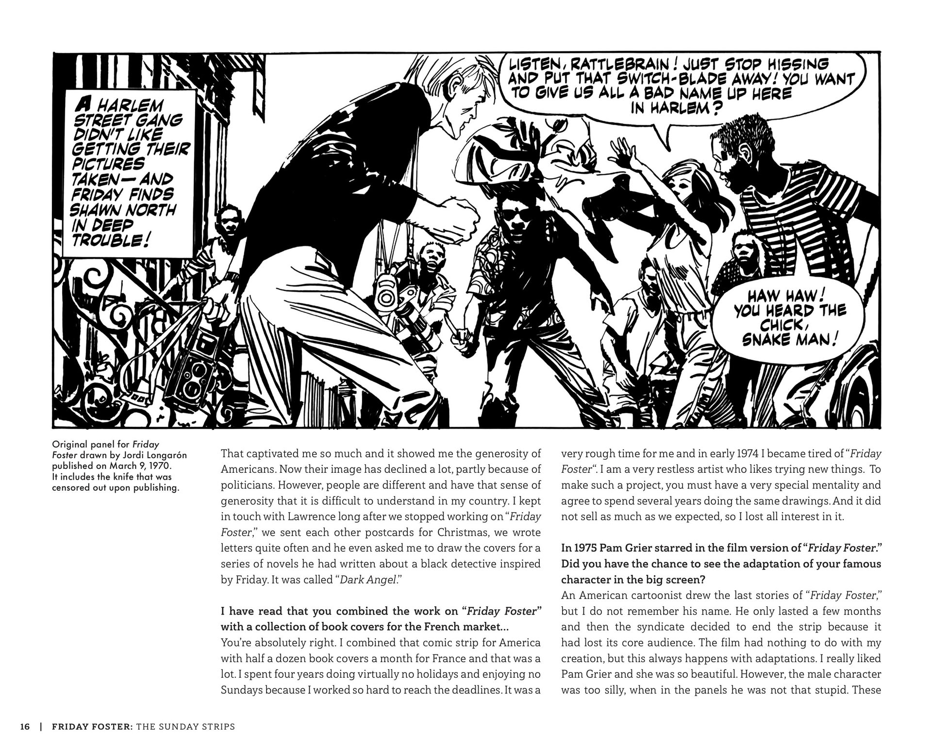 Read online Friday Foster: The Sunday Strips comic -  Issue # TPB (Part 1) - 17