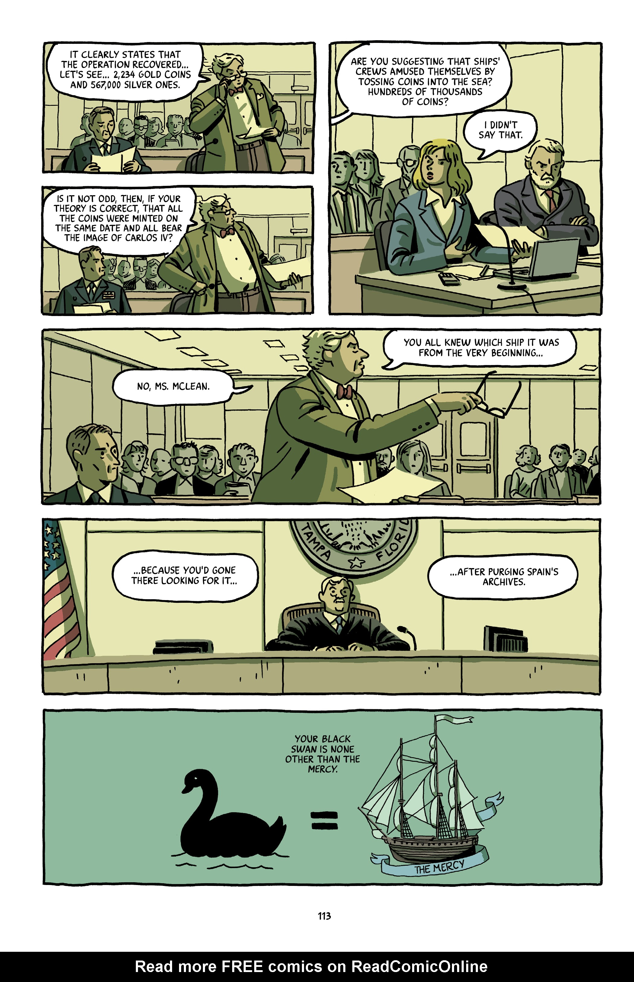 Read online The Treasure of the Black Swan comic -  Issue # TPB (Part 2) - 17