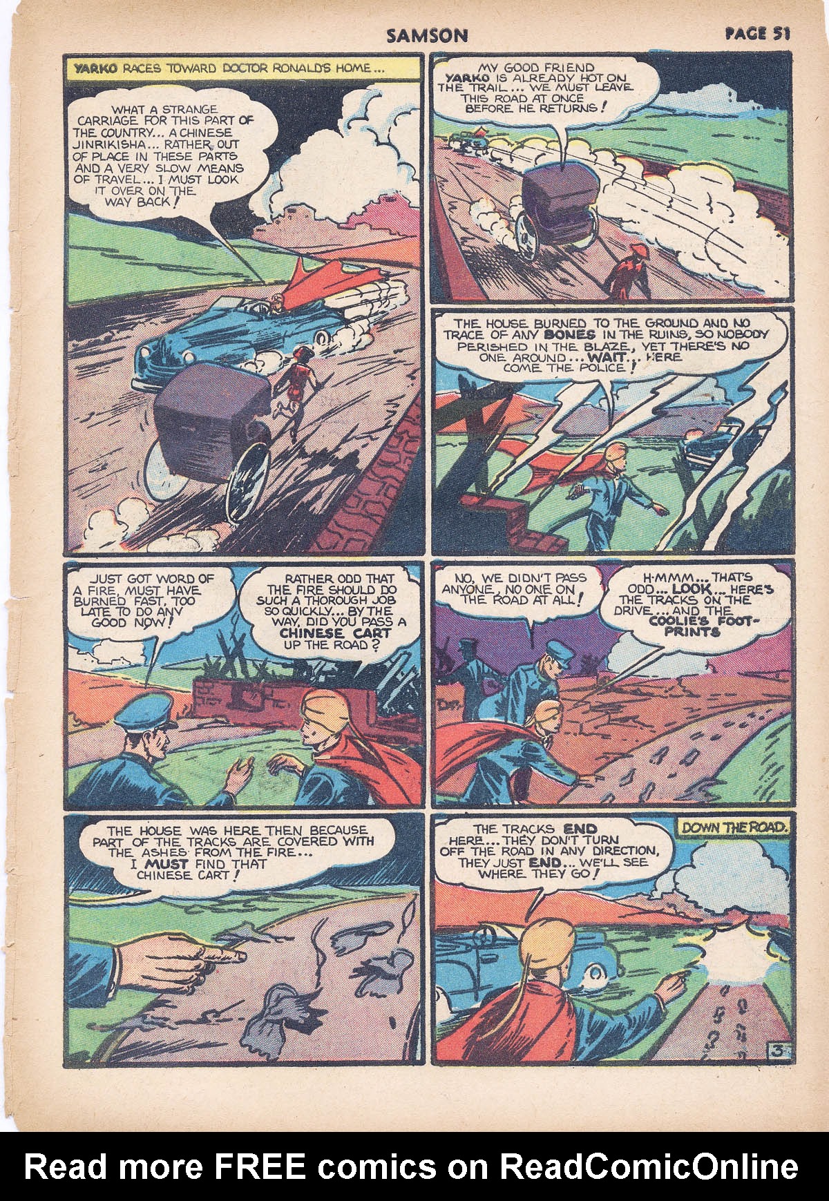 Read online Samson (1940) comic -  Issue #4 - 52