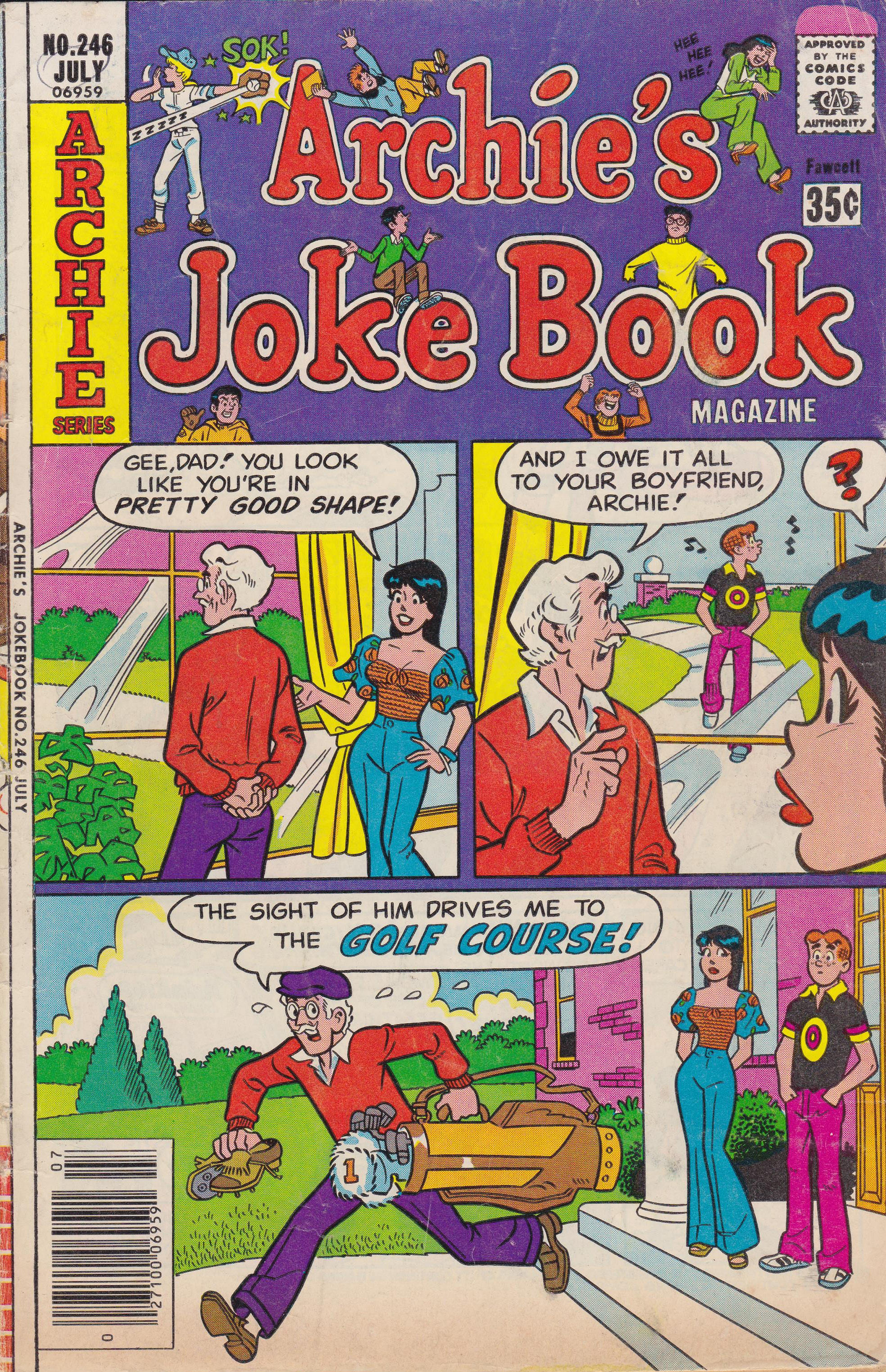 Read online Archie's Joke Book Magazine comic -  Issue #246 - 1