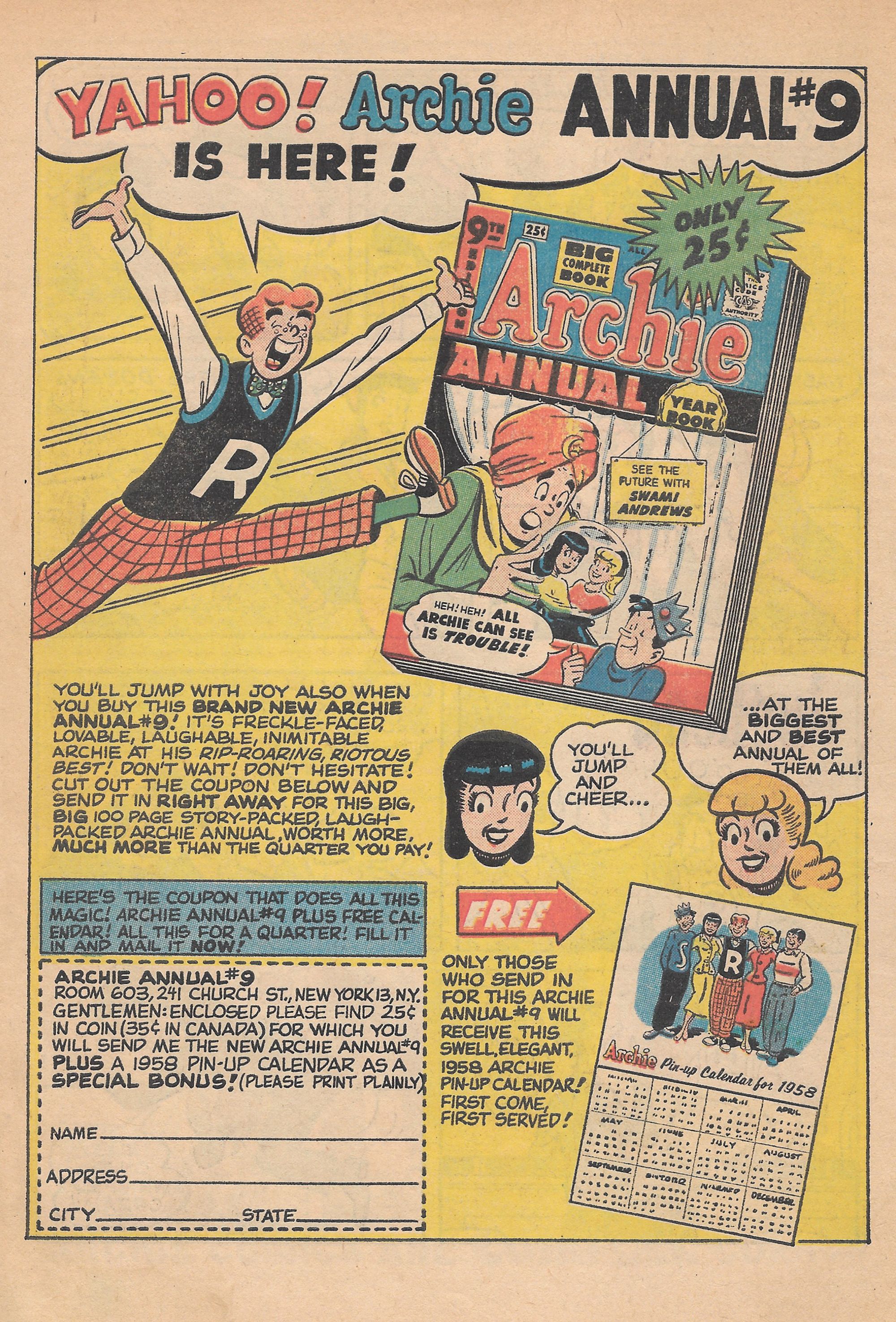 Read online Archie's Joke Book Magazine comic -  Issue #30 - 6