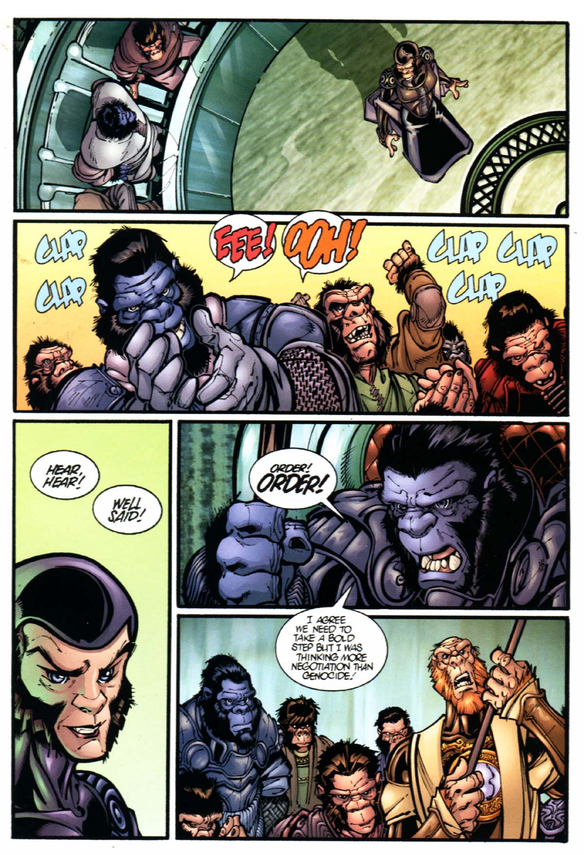 Read online Planet of the Apes: The Human War comic -  Issue #1 - 17