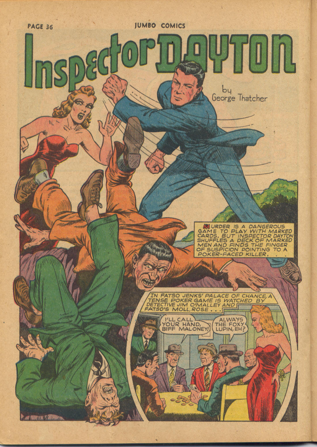 Read online Jumbo Comics comic -  Issue #36 - 38