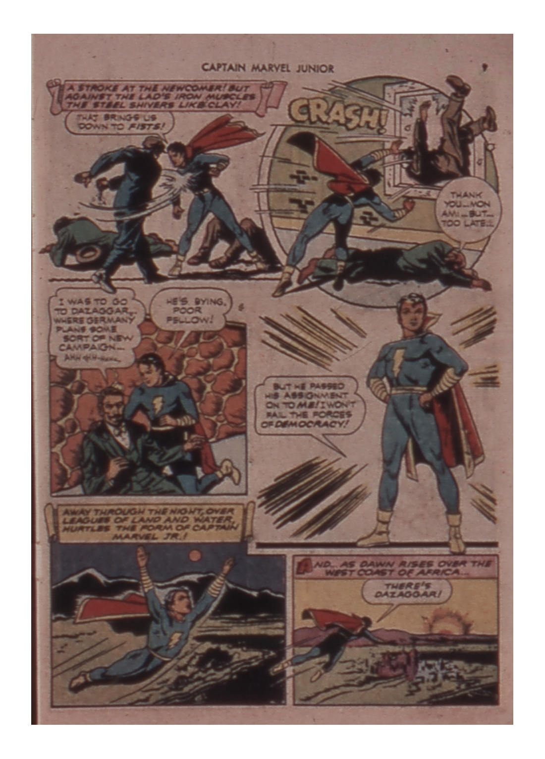 Read online Captain Marvel, Jr. comic -  Issue #1 - 9