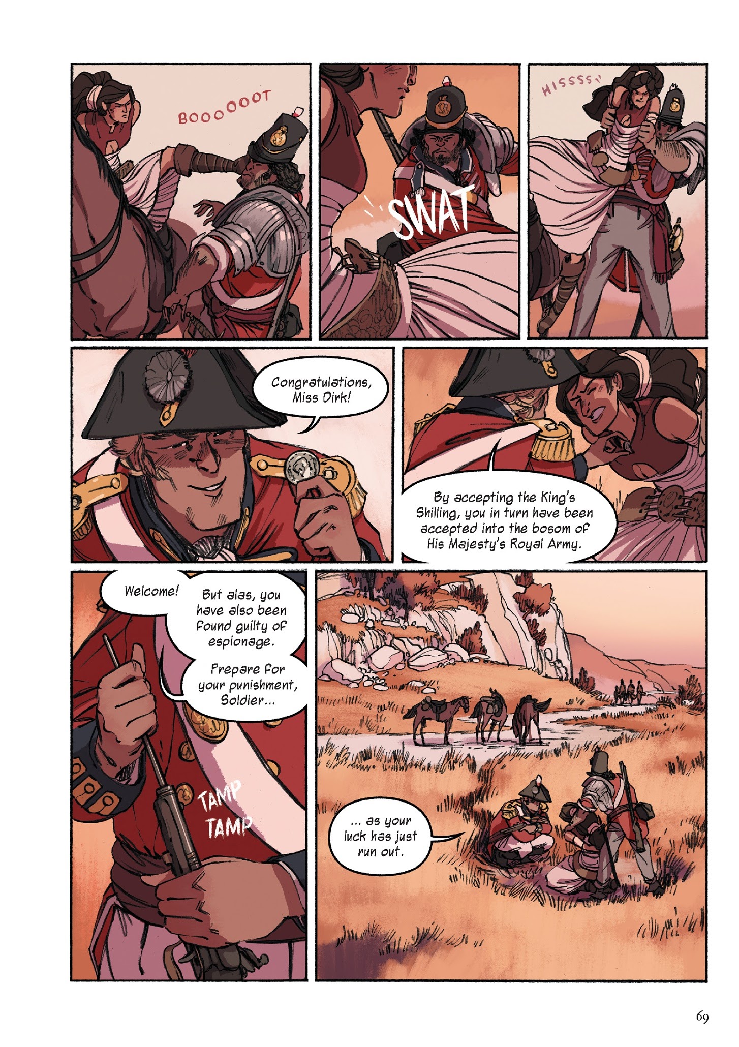Read online Delilah Dirk and the King's Shilling comic -  Issue # TPB (Part 1) - 72