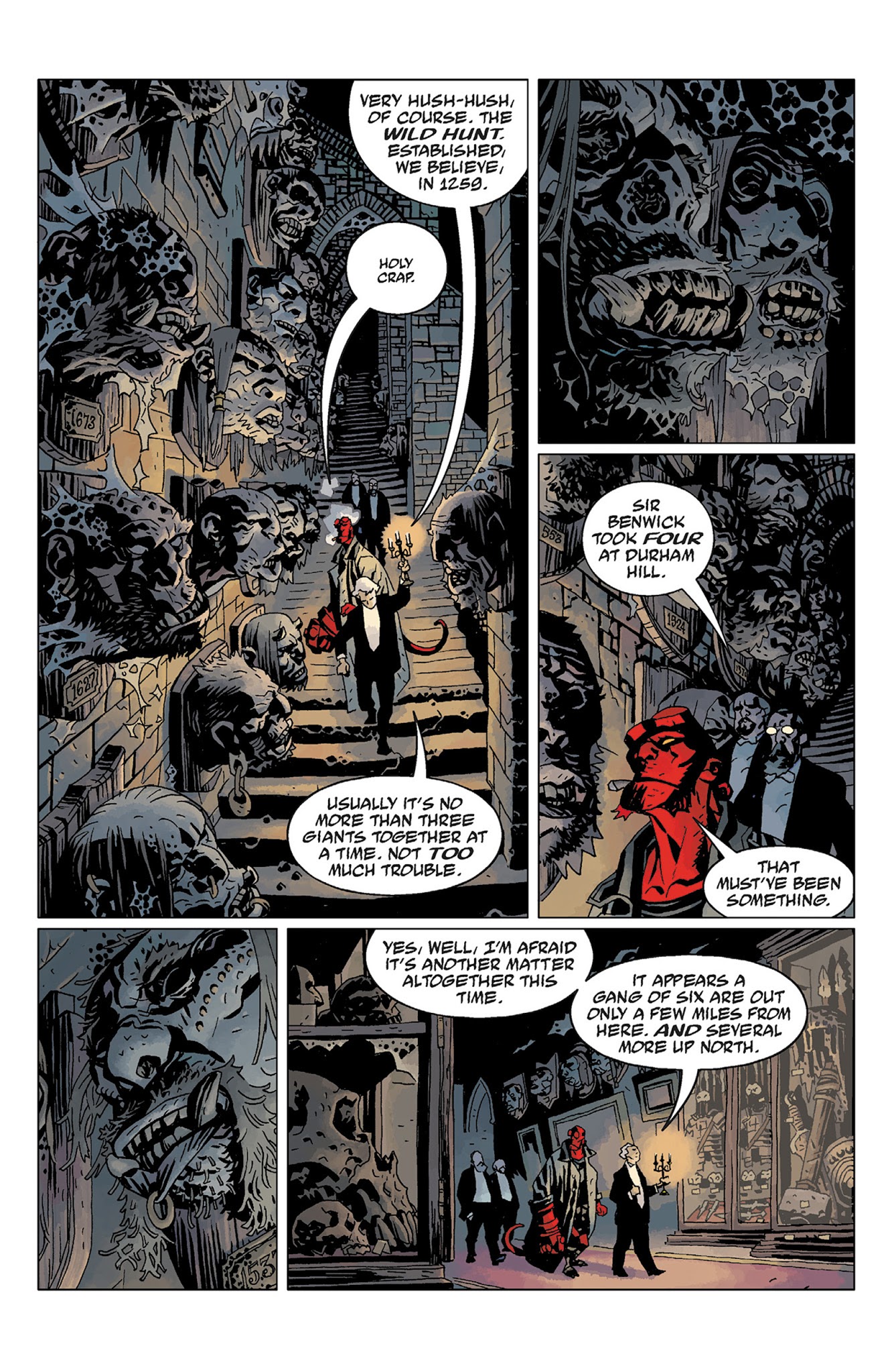 Read online Hellboy: The Wild Hunt comic -  Issue # TPB - 21