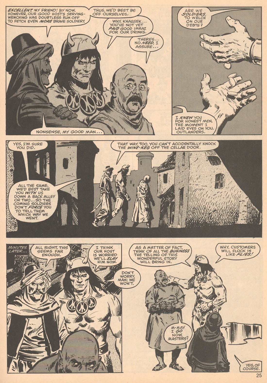 Read online The Savage Sword Of Conan comic -  Issue #56 - 25