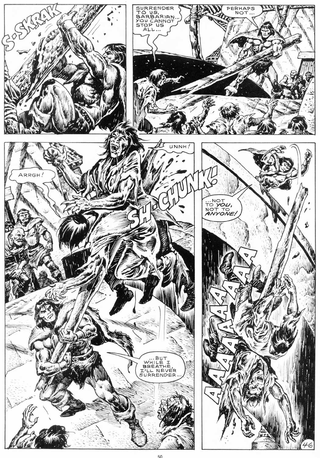 Read online The Savage Sword Of Conan comic -  Issue #155 - 51