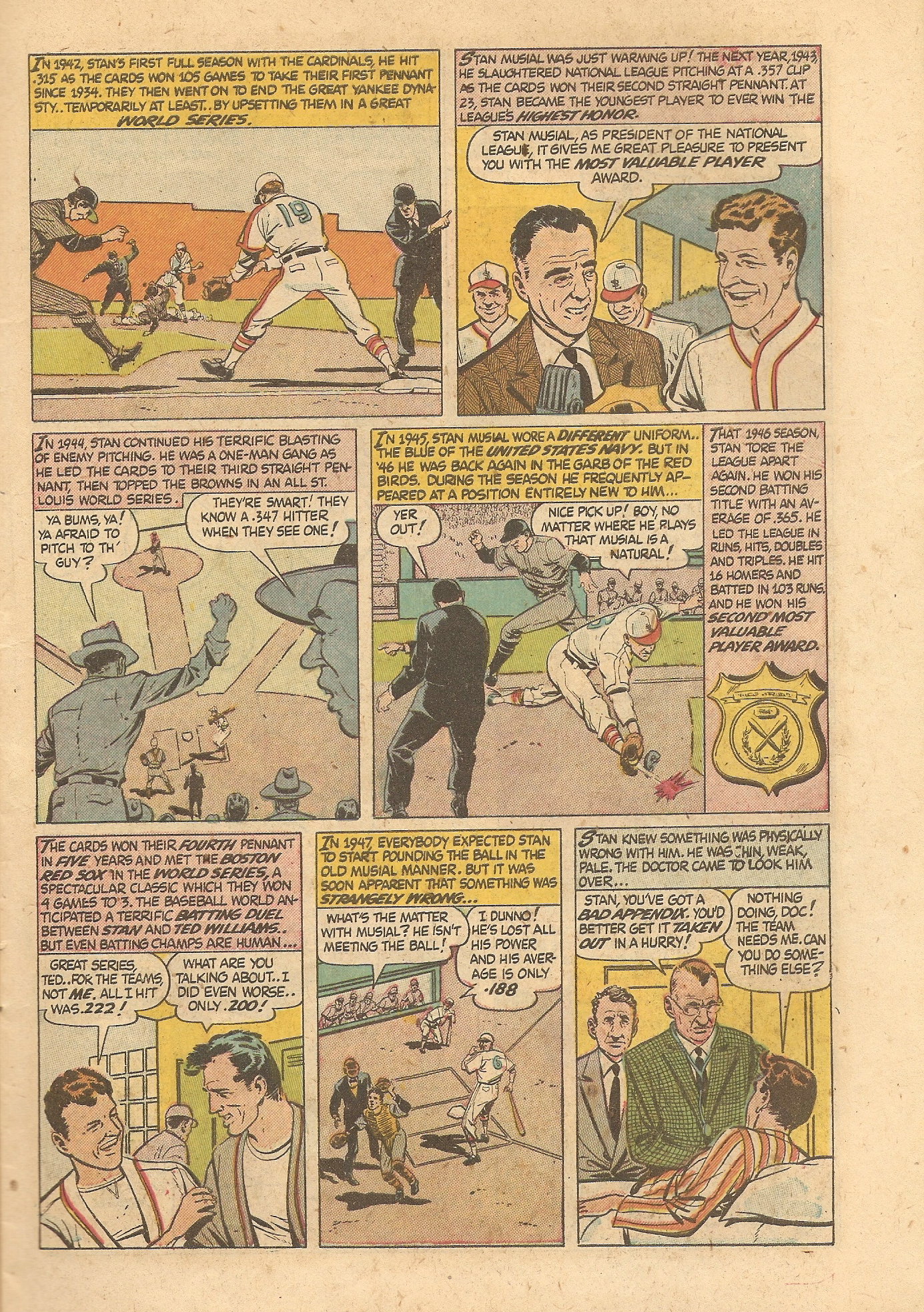 Read online Babe Ruth Sports Comics comic -  Issue #9 - 7