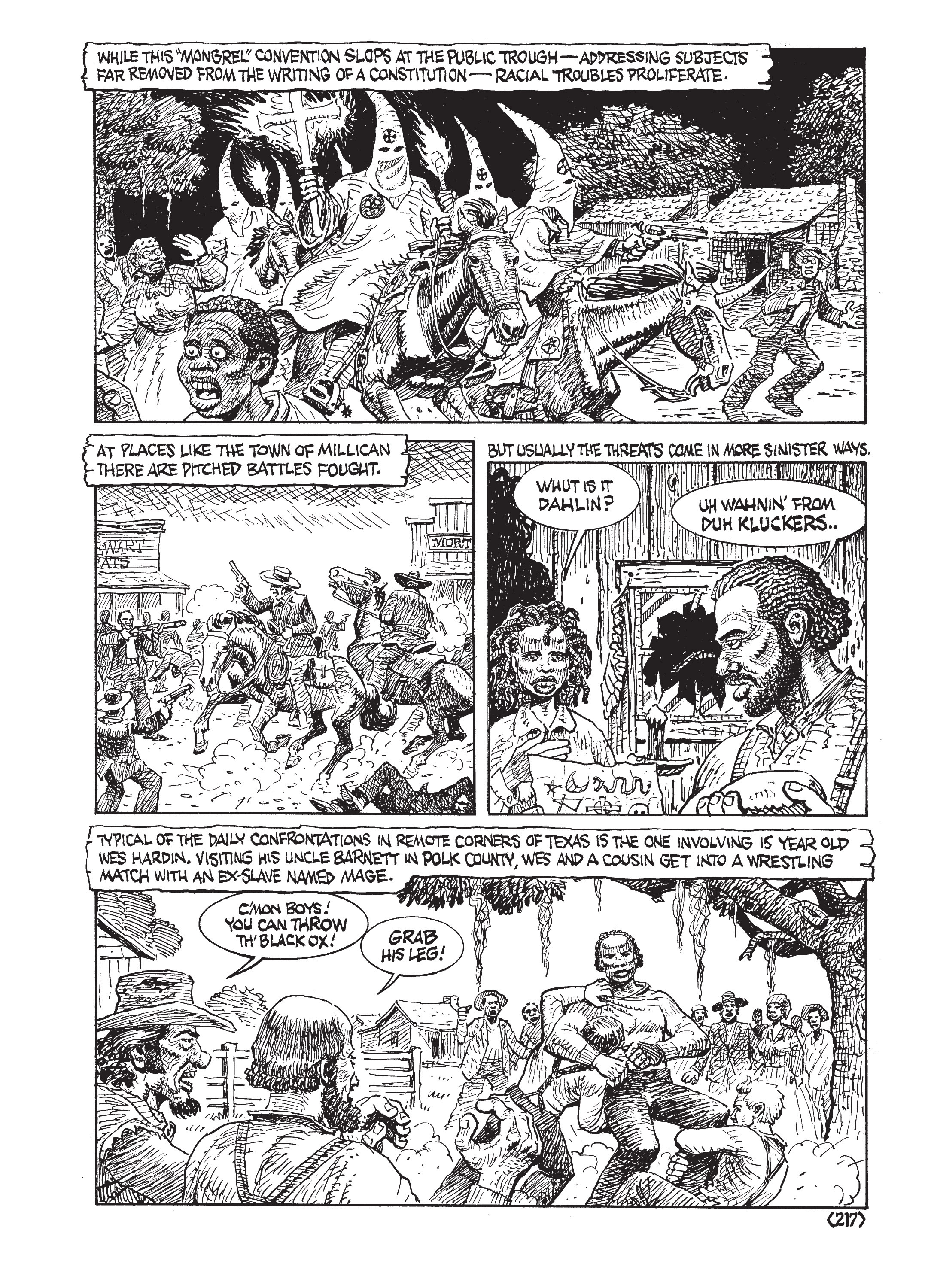Read online Jack Jackson's American History: Los Tejanos and Lost Cause comic -  Issue # TPB (Part 3) - 15