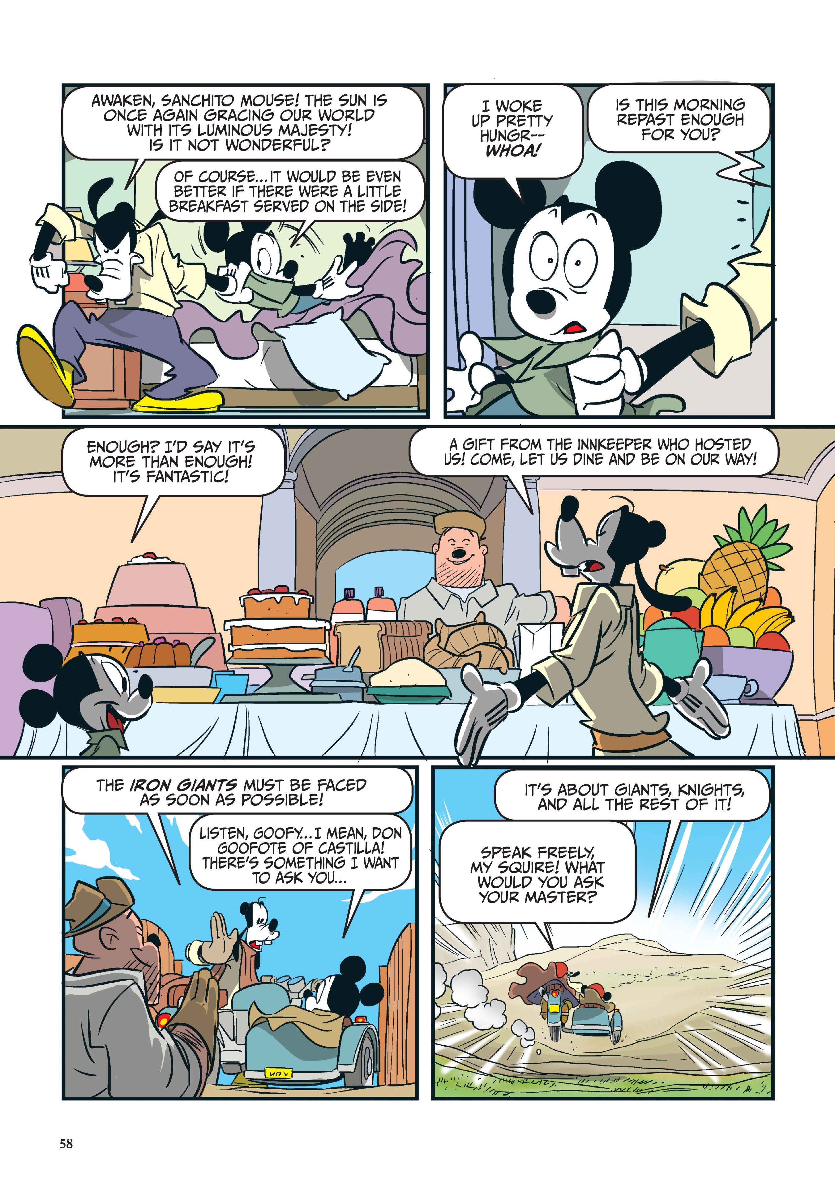 Read online Disney Don Quixote, Starring Goofy and Mickey Mouse comic -  Issue # TPB - 59