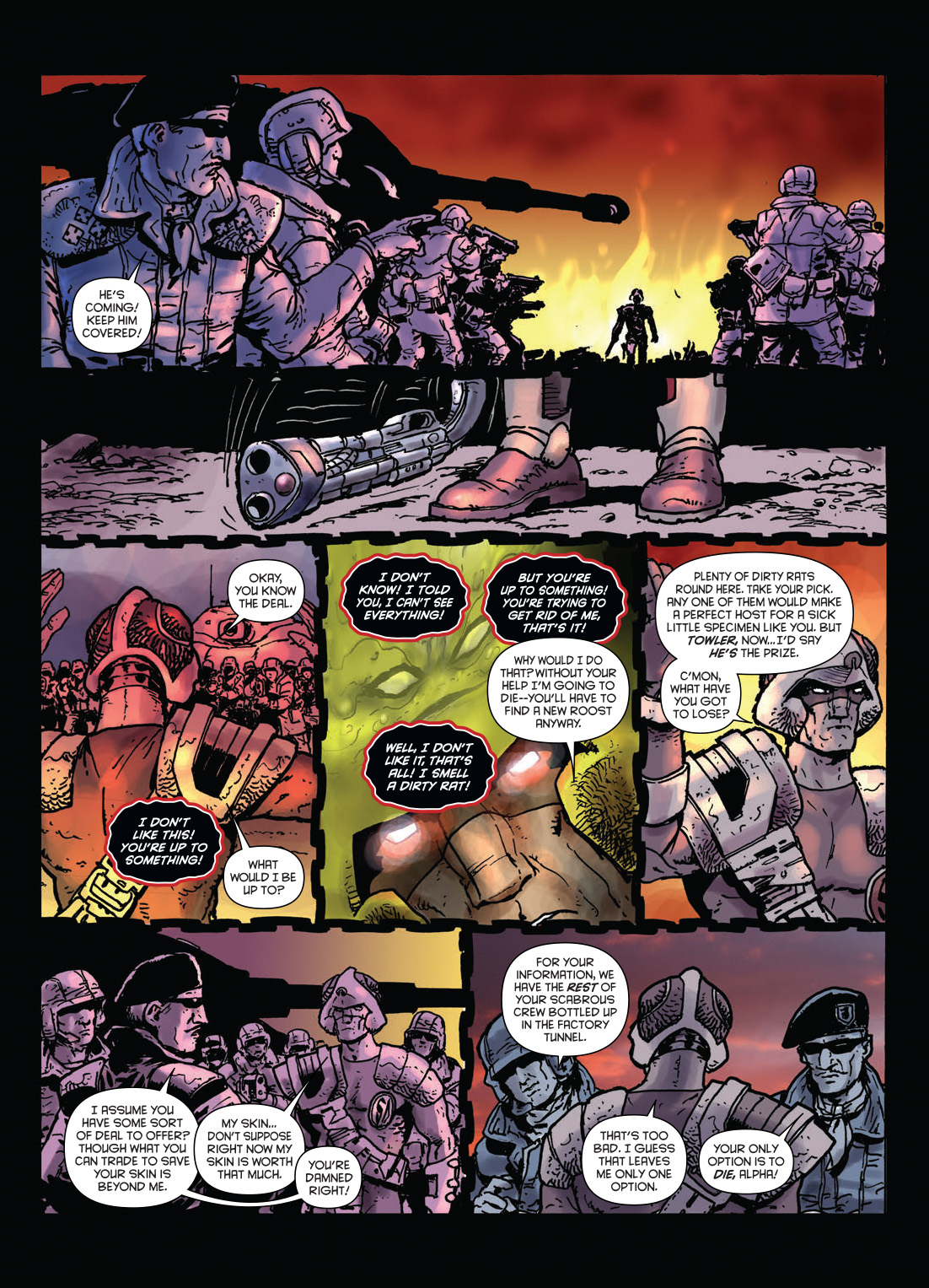 Read online Strontium Dog: The Life and Death of Johnny Alpha: Dogs of War comic -  Issue # TPB - 56