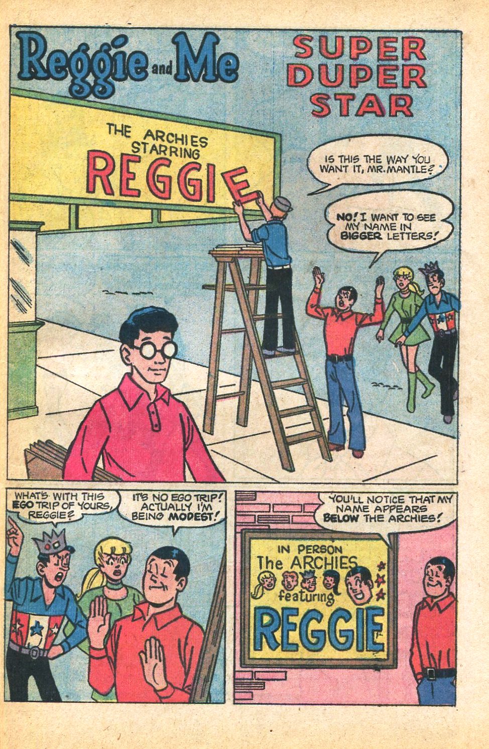 Read online Reggie and Me (1966) comic -  Issue #60 - 45