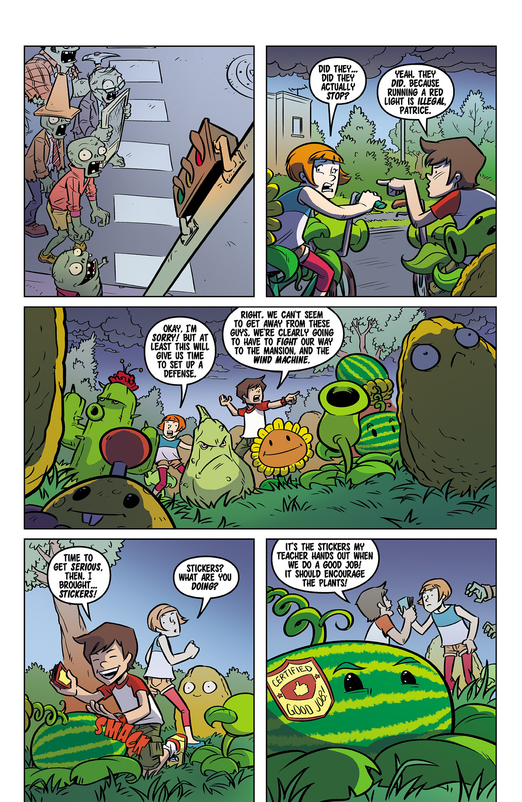 Read online Plants vs. Zombies: Lawnmageddon comic -  Issue #5 - 4