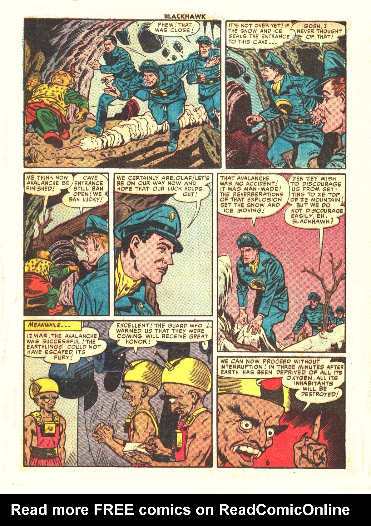 Read online Blackhawk (1957) comic -  Issue #43 - 47