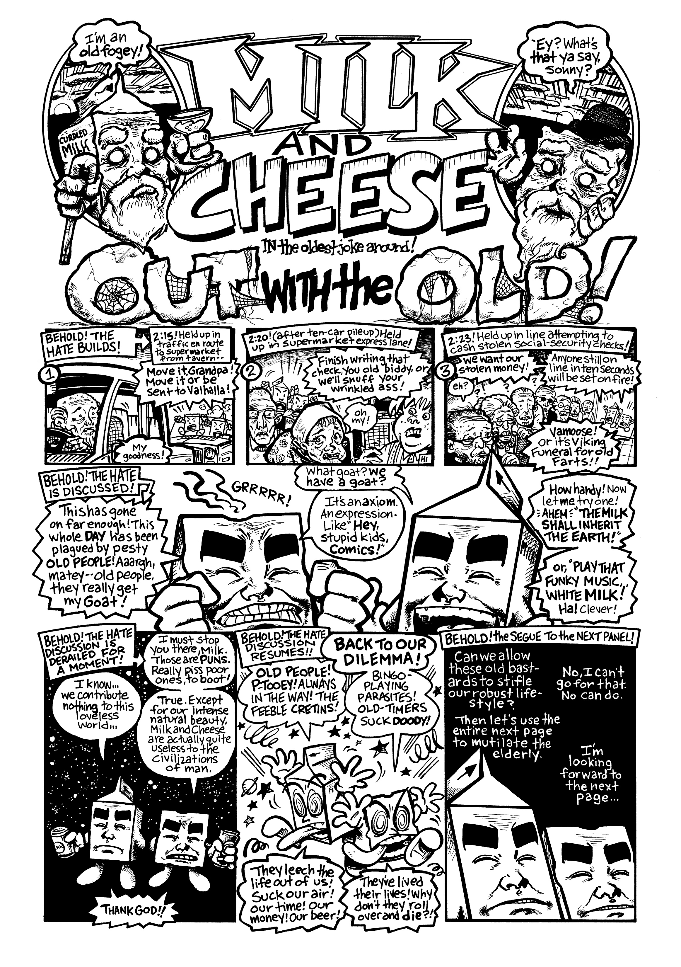 Read online Milk And Cheese: Dairy Products Gone Bad! comic -  Issue # Full - 153