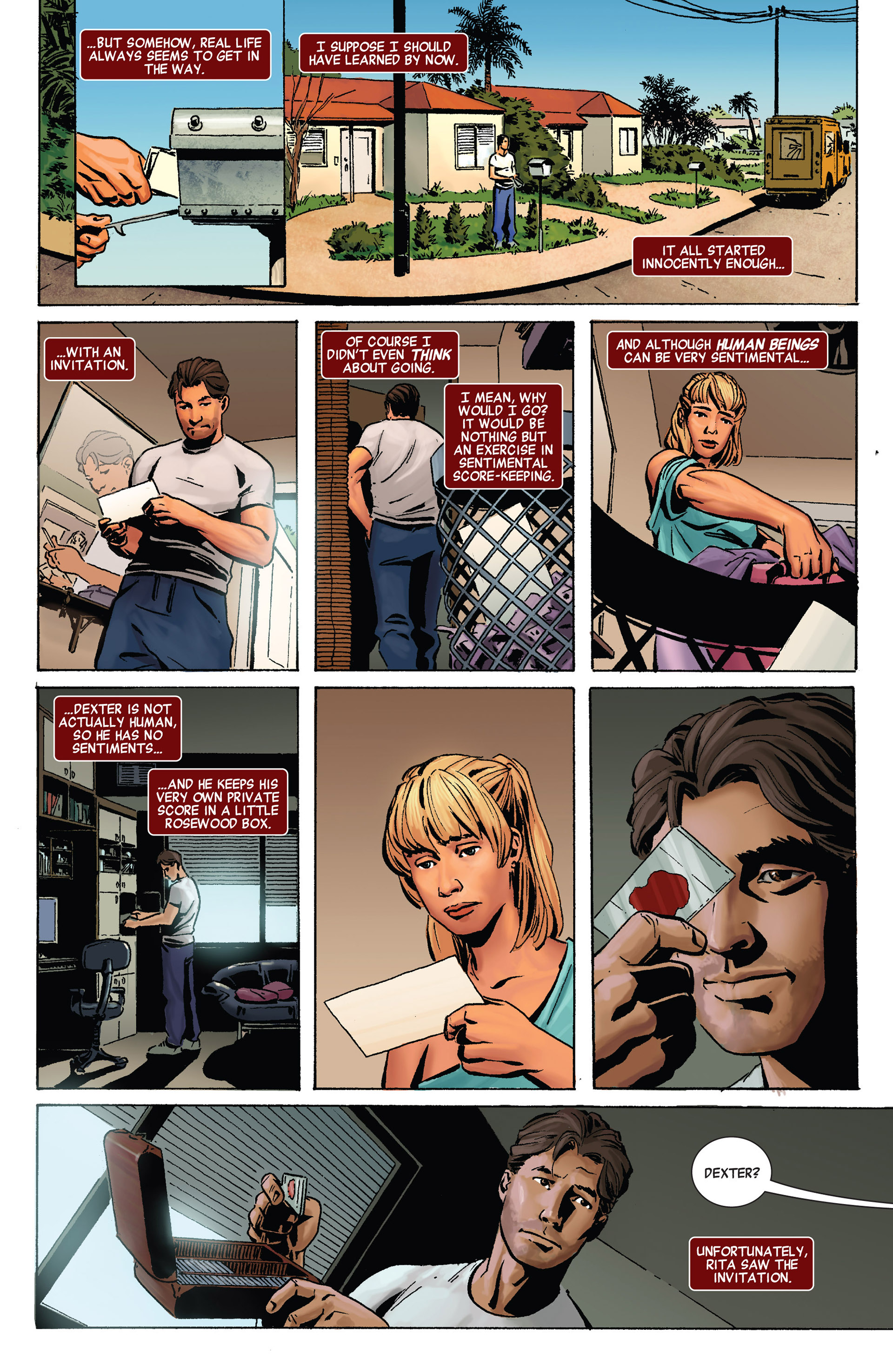 Read online Dexter comic -  Issue #1 - 6
