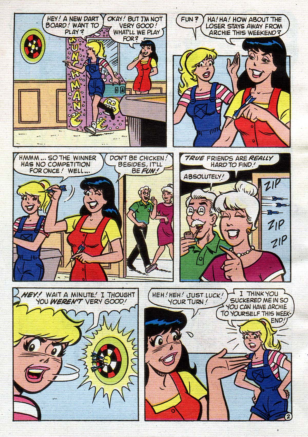 Read online Betty and Veronica Digest Magazine comic -  Issue #54 - 3
