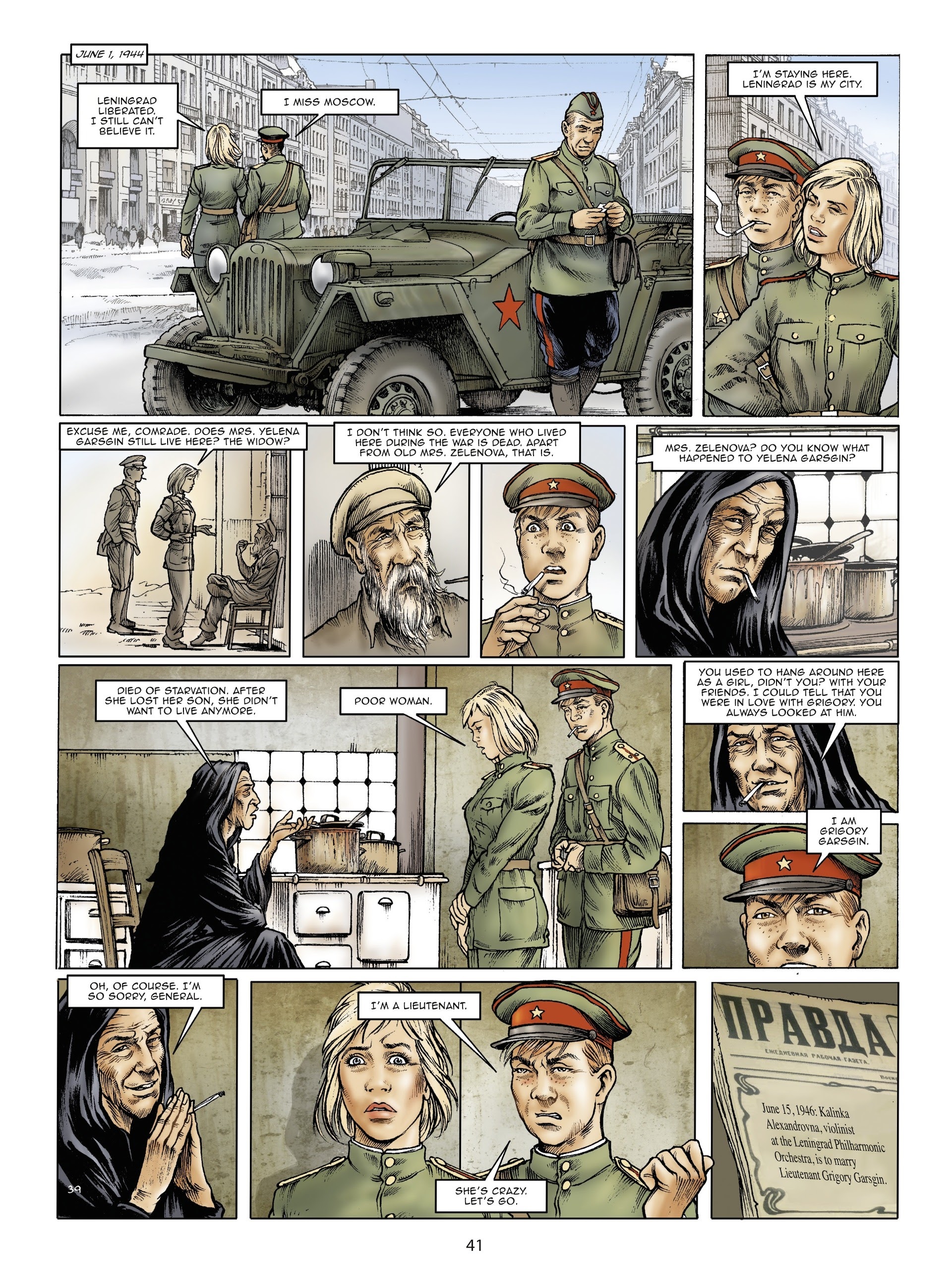 Read online The Lions of Leningrad comic -  Issue #2 - 41