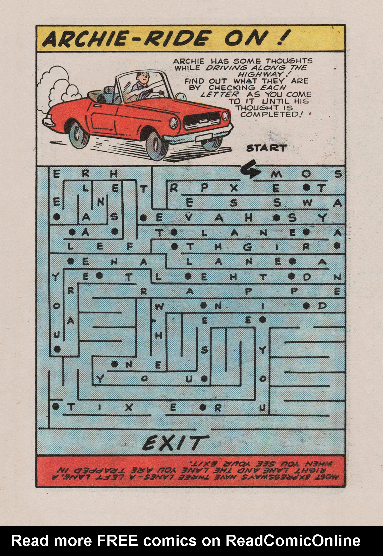 Read online Archie's Story & Game Digest Magazine comic -  Issue #8 - 67