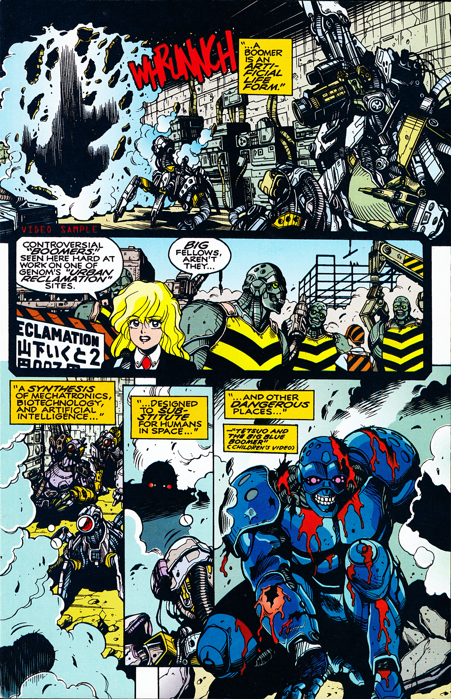 Read online Bubblegum Crisis: Grand Mal comic -  Issue #1 - 6