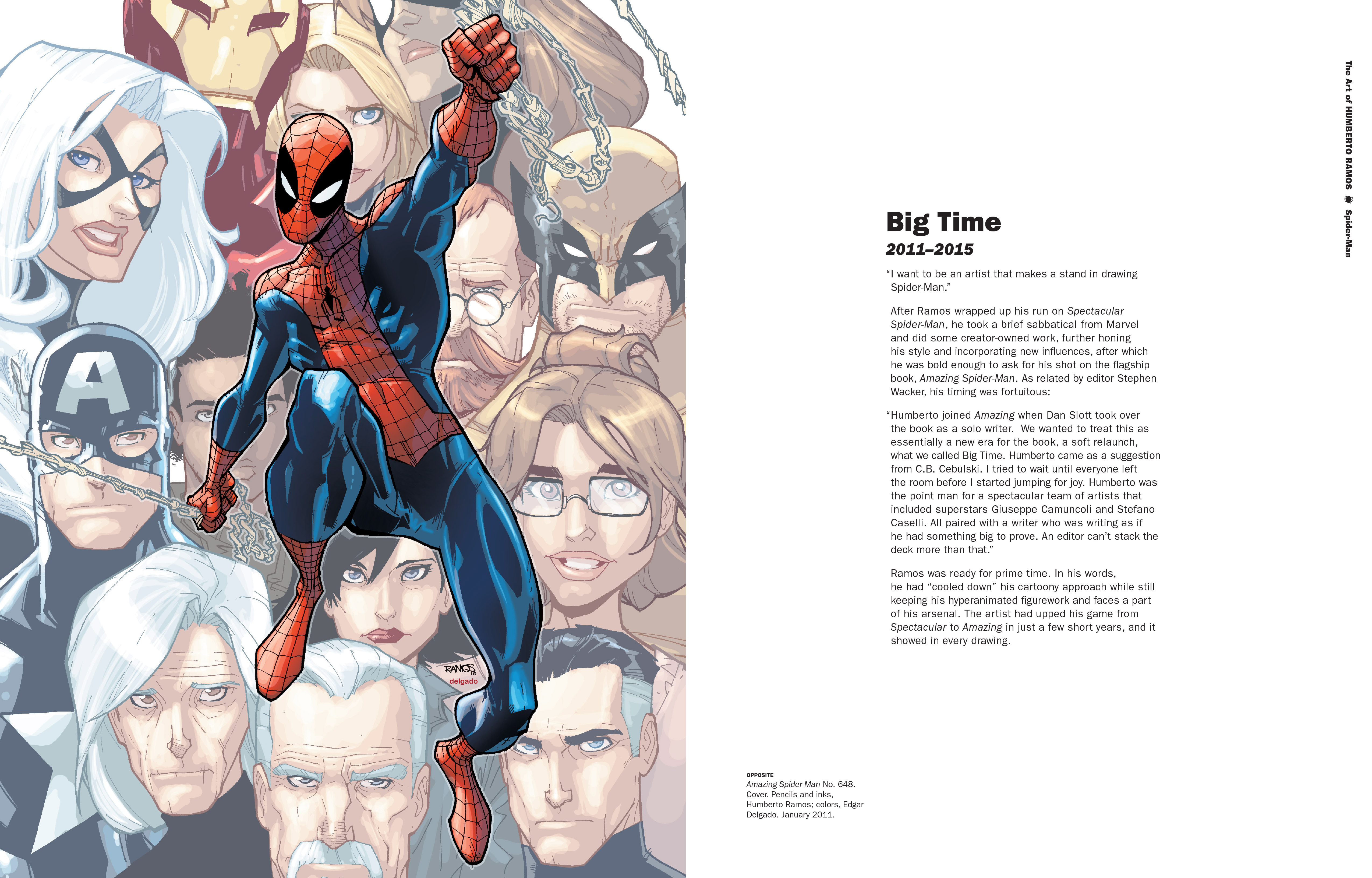 Read online Marvel Monograph: The Art of Humberto Ramos: Spider-Man comic -  Issue # TPB - 9